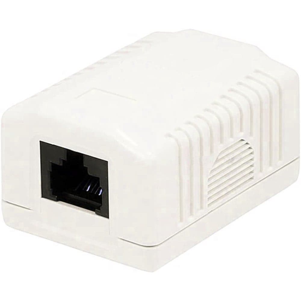 Presa a Muro con 1 Frutto RJ45 Cat6A UTP Beige - Techly Professional IWP-MD SC-1F6AUT