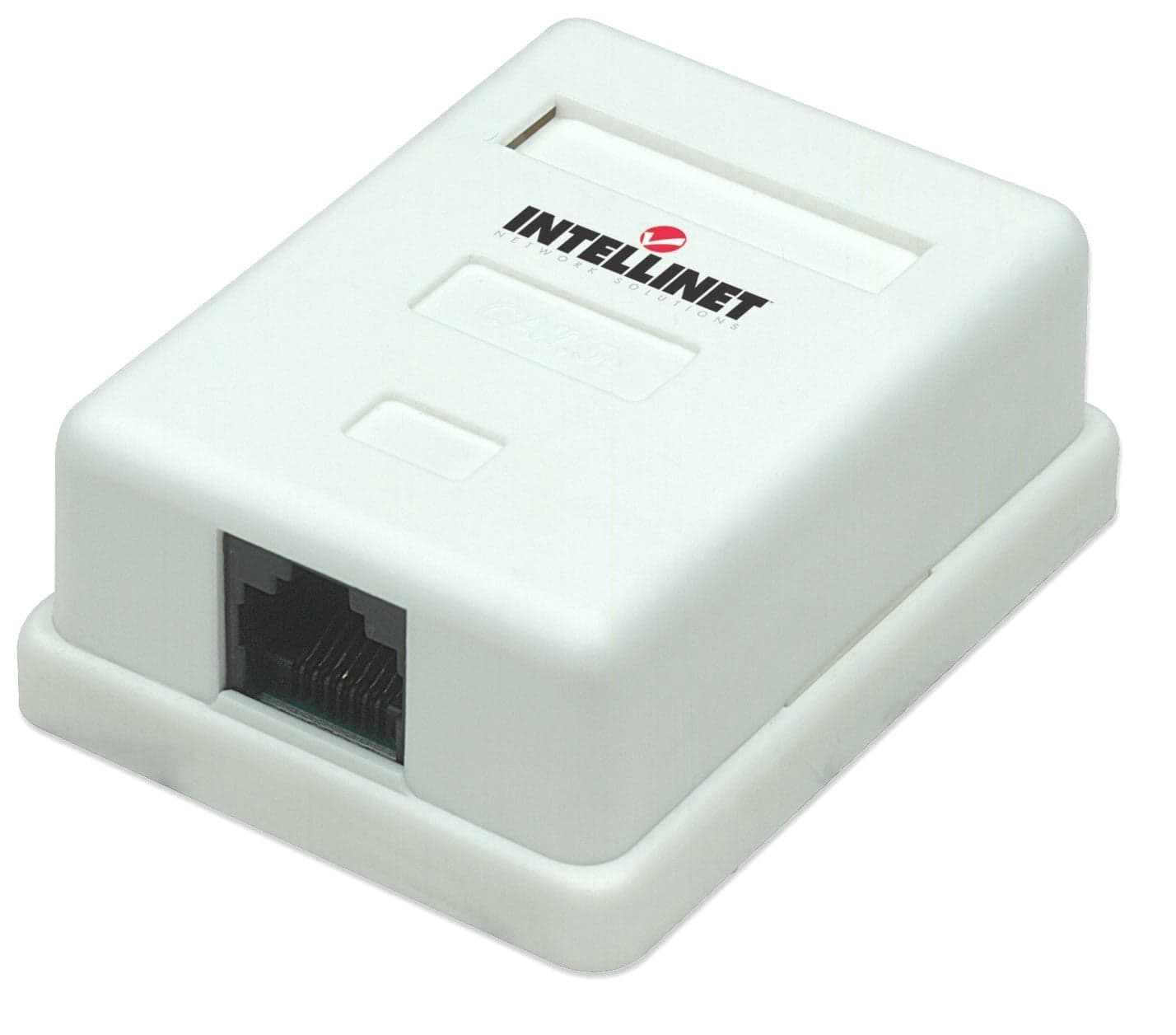 Presa a Muro con Frutto RJ45 Cat5E UTP Beige - Intellinet IWP-MD SC-1FT
