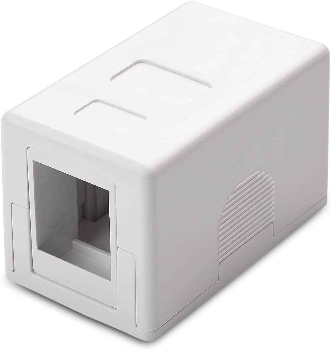 Presa a muro per 1 frutto Keystone Bianco - Techly Professional IWP-MD SC-1T