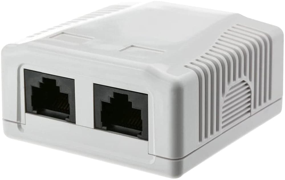 Presa a muro 2 frutti RJ45 Cat6 UTP Beige - Techly Professional IWP-MD SC-2F6UT
