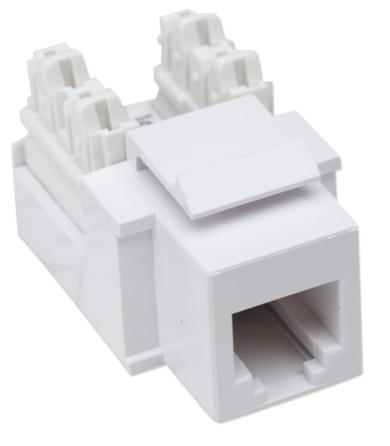 Frutto Telefonico RJ11/RJ12 Keystone Bianco - Intellinet IWP-MD TEL-WH