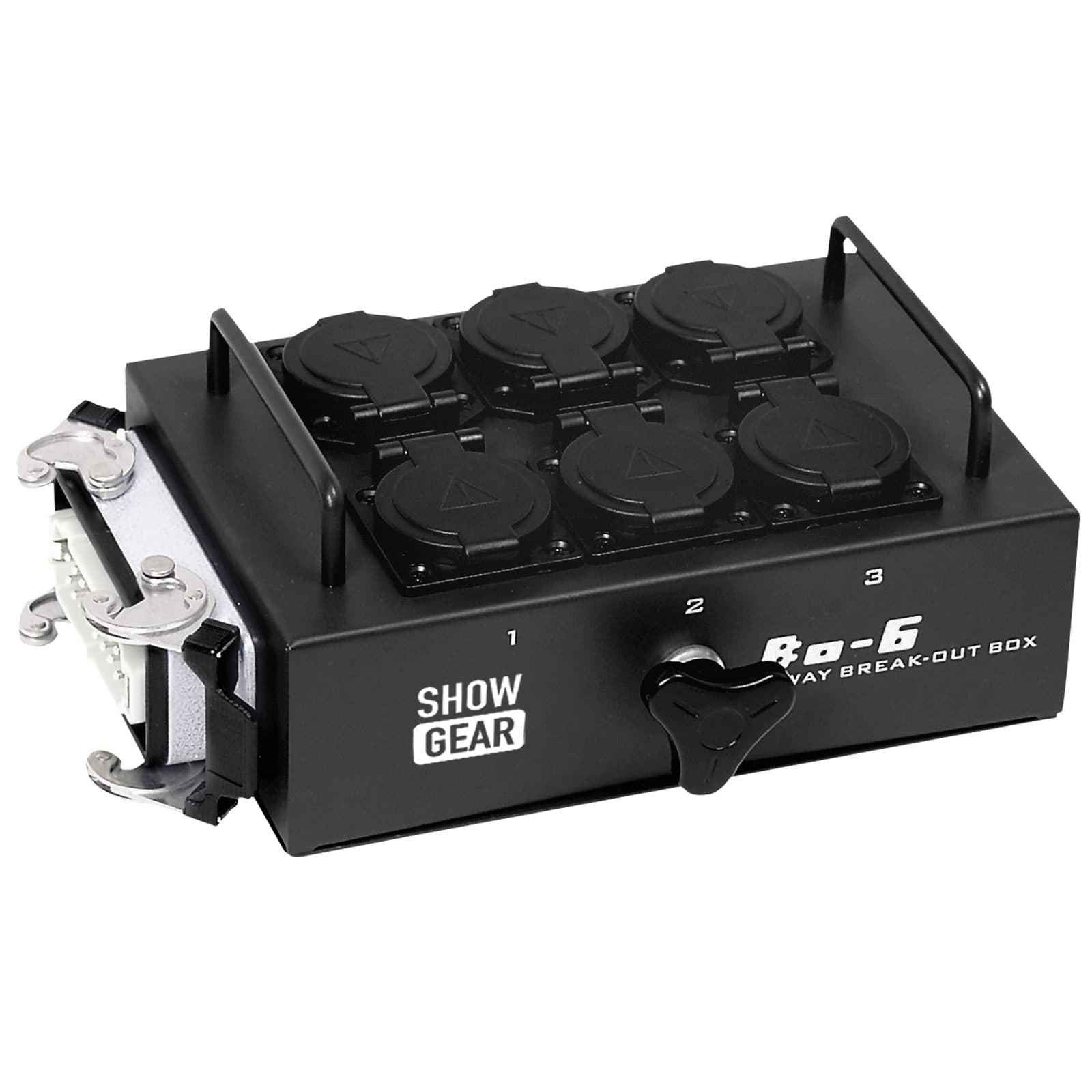 6 Schuko's + 1x 16-pin - Showgear 50287