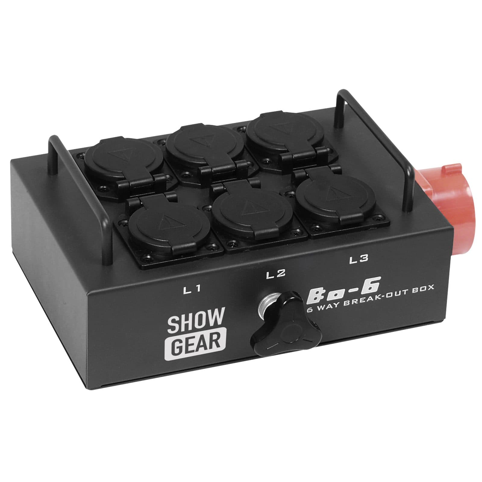 CEE 16 A a 6 Schuko's - Showgear 50290