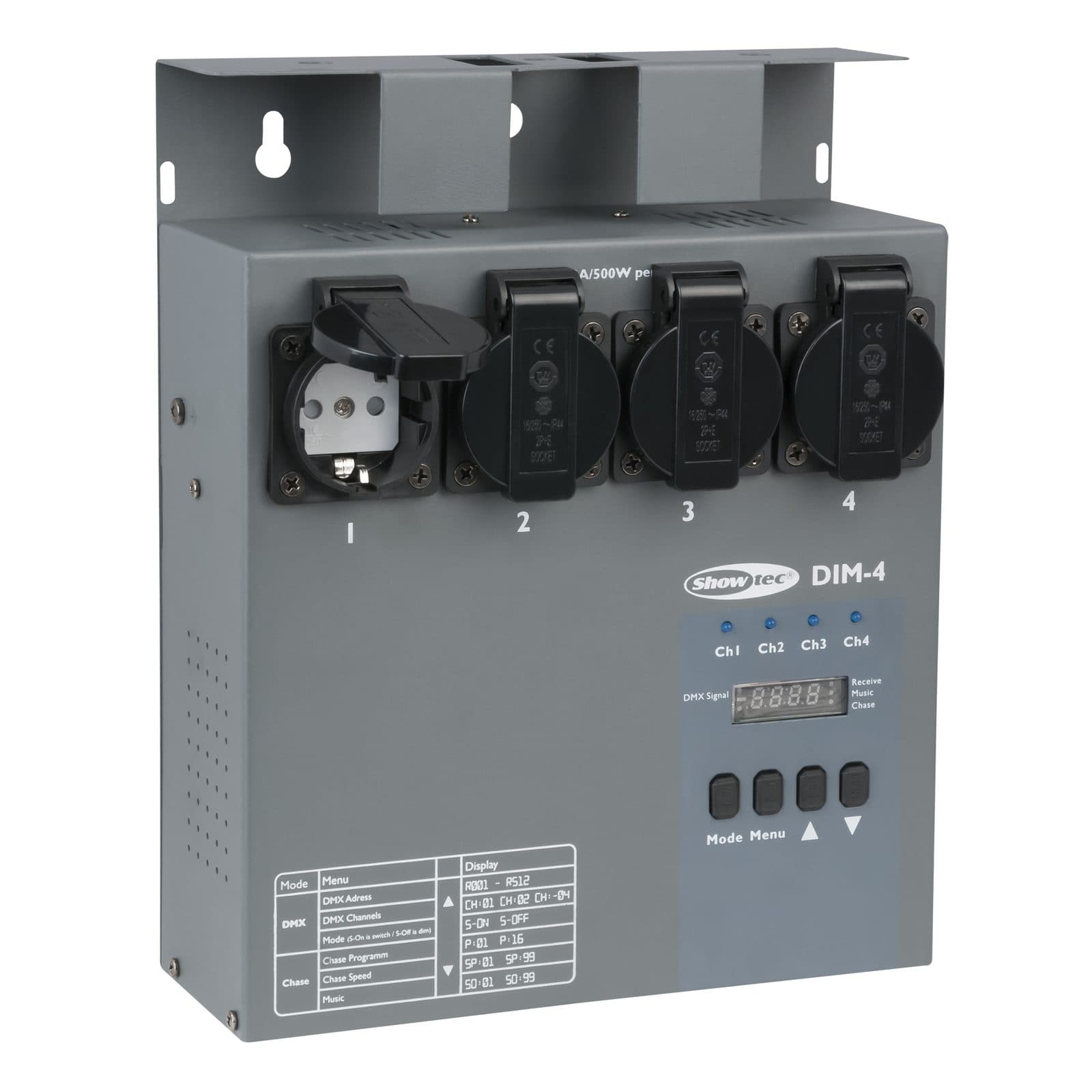 Pacco Dimmer 4 Canali - Showtec 50442