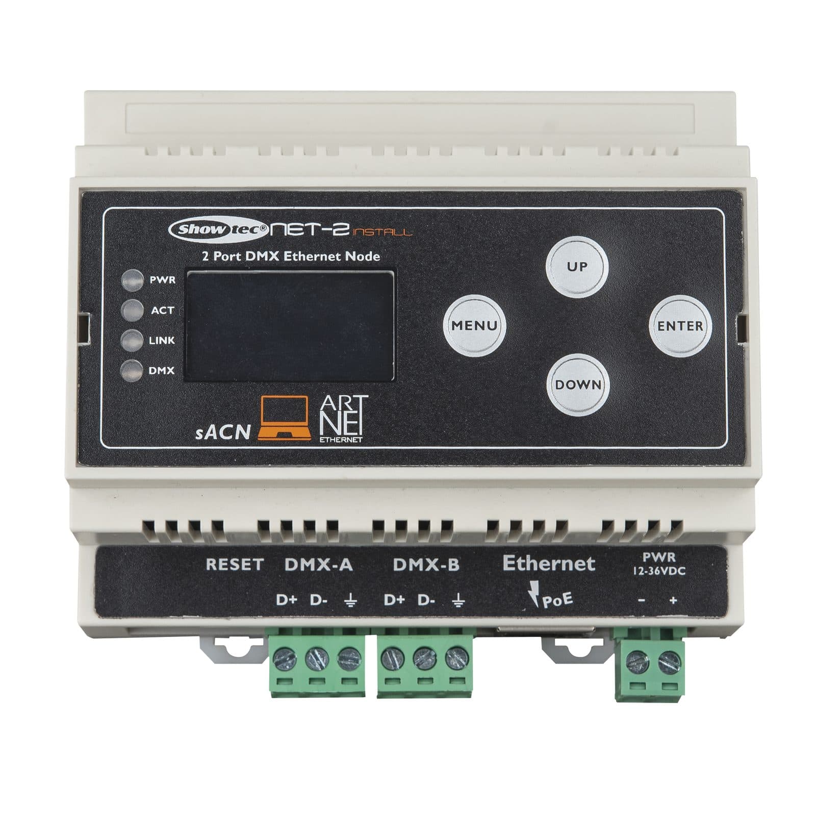 NET-2 Install DIN Rail - Showtec 50816