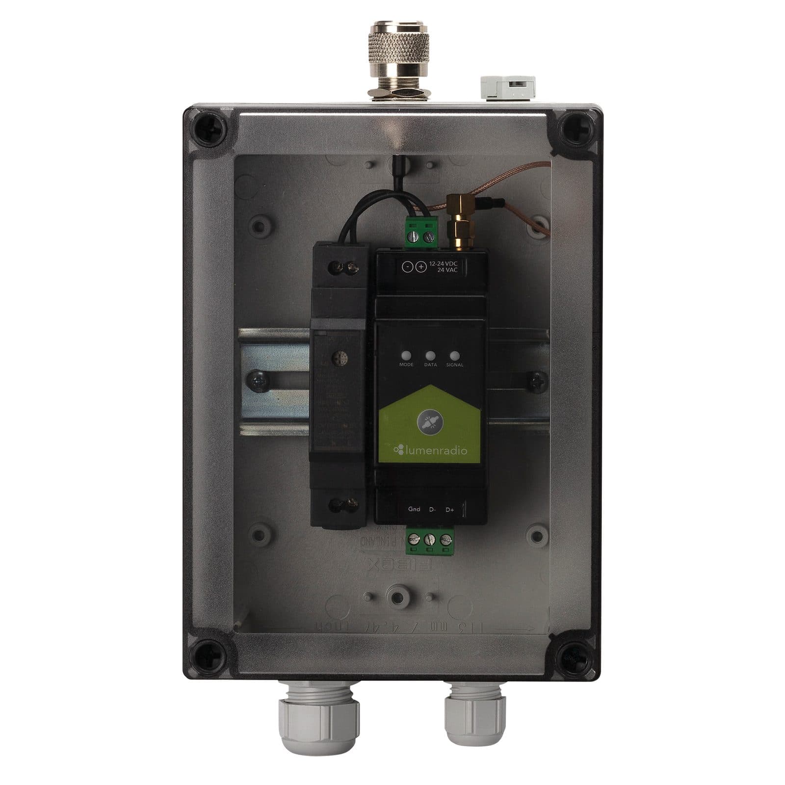 Involucro IP67 DIN rail - Lumenradio 51515