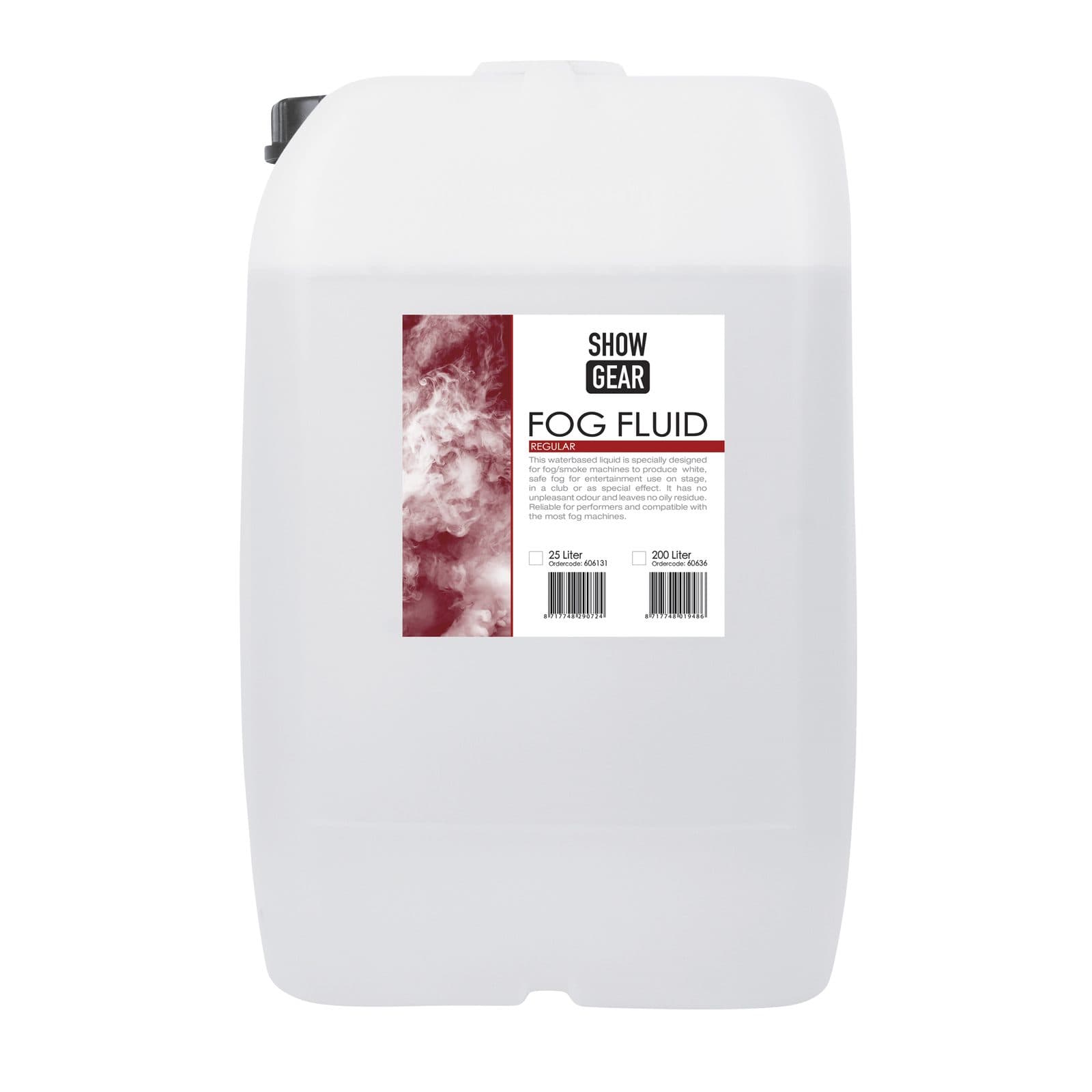 Fog Fluid Regular 25L - Water-Based - Showgear 606131