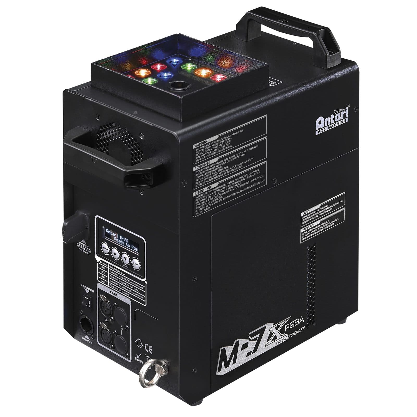 M-7X 1500 W Pro CO₂ Simulating RGBA Fogger - Antari 60770