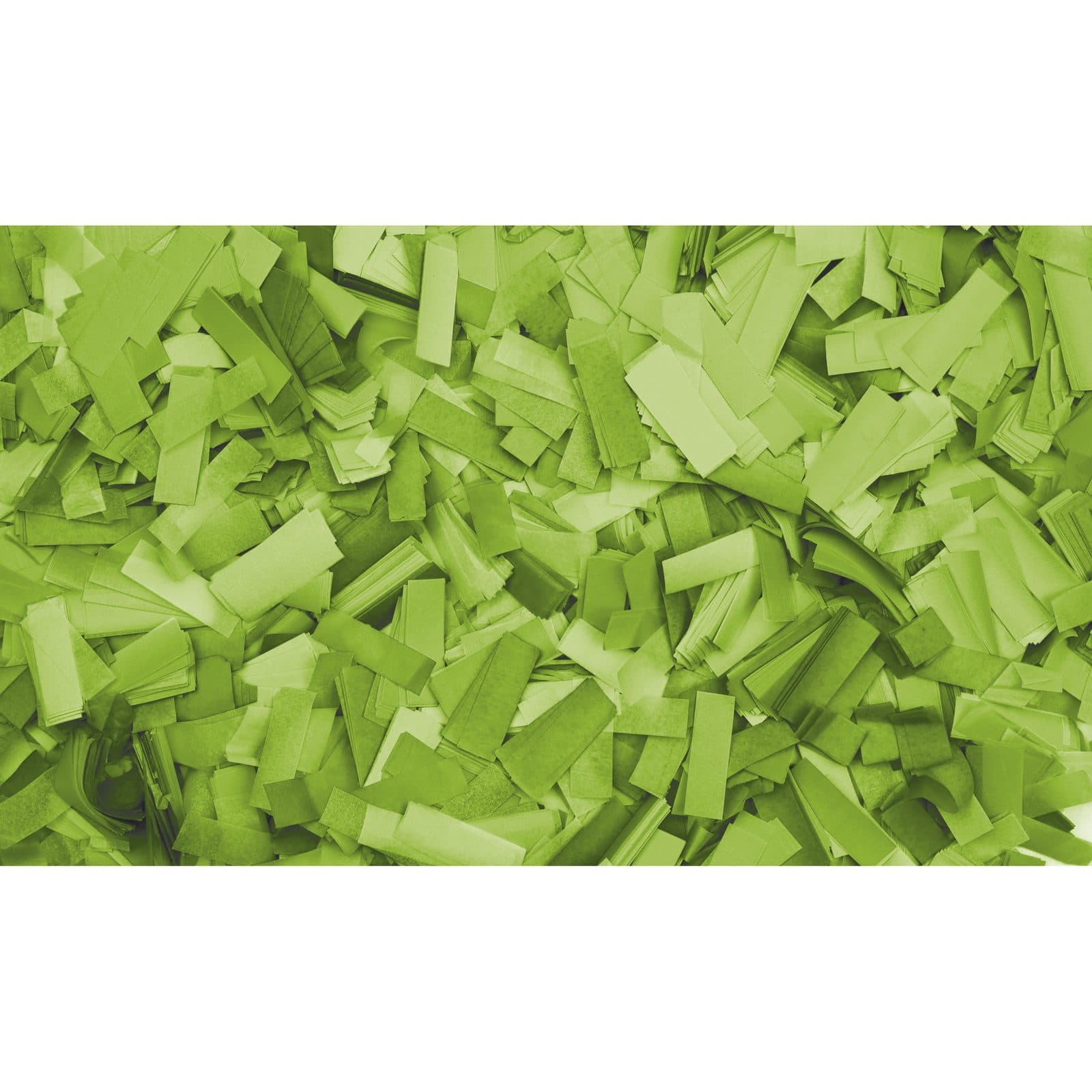Confetti Rectangle Clear Green - Showgear 60910CGR