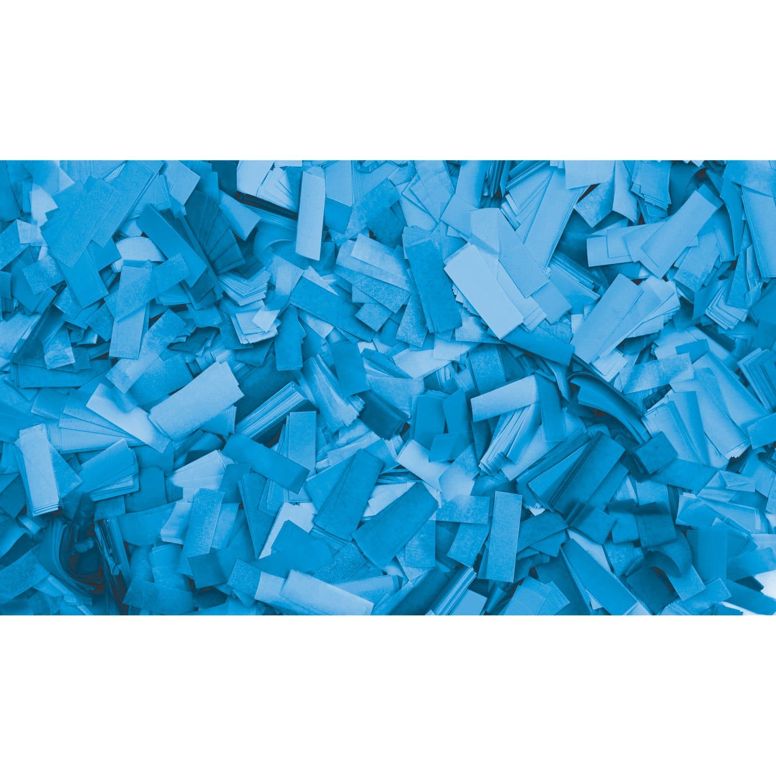 Confetti Rectangle Clear Blue - Showgear 60910CU