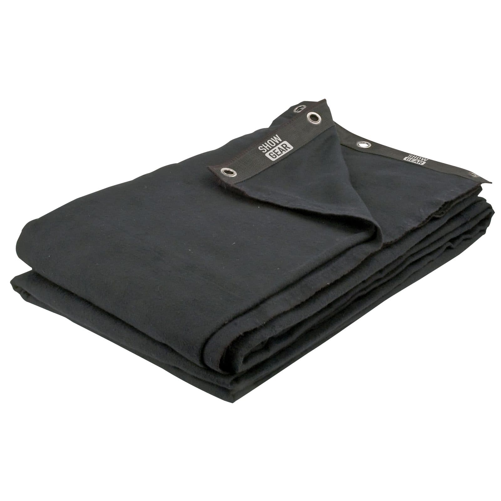 Backdrop Molton Black - 6x6 m - Showgear 890261