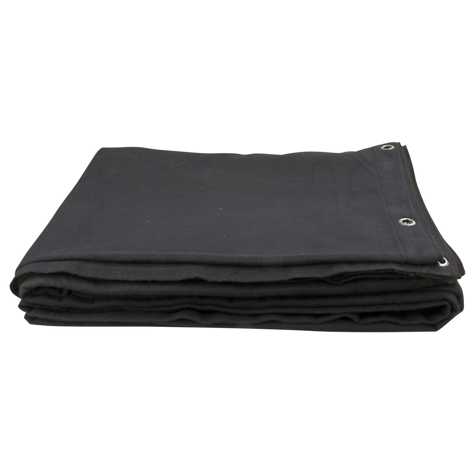 Backdrop Molton Black - 6x9 m - Showgear 89031