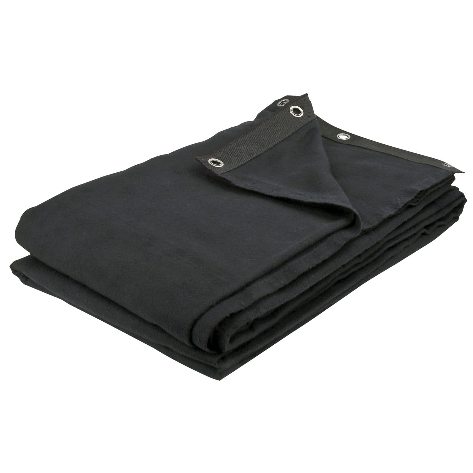 Backdrop Molton Black - 3x4 m - Showgear 89133