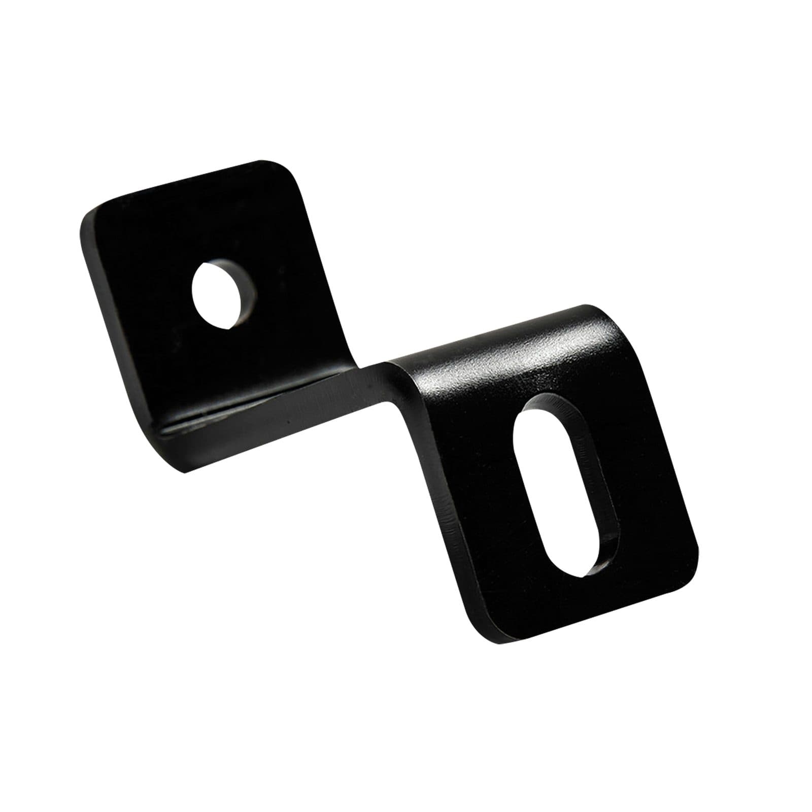 Staffa universale Eurotrack - Black Powder coated - Wentex 89511