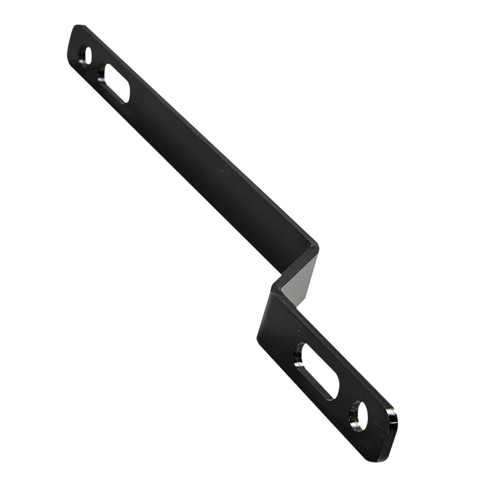 Overlap Arm Eurotrack - Black Powder coated - Wentex 89522