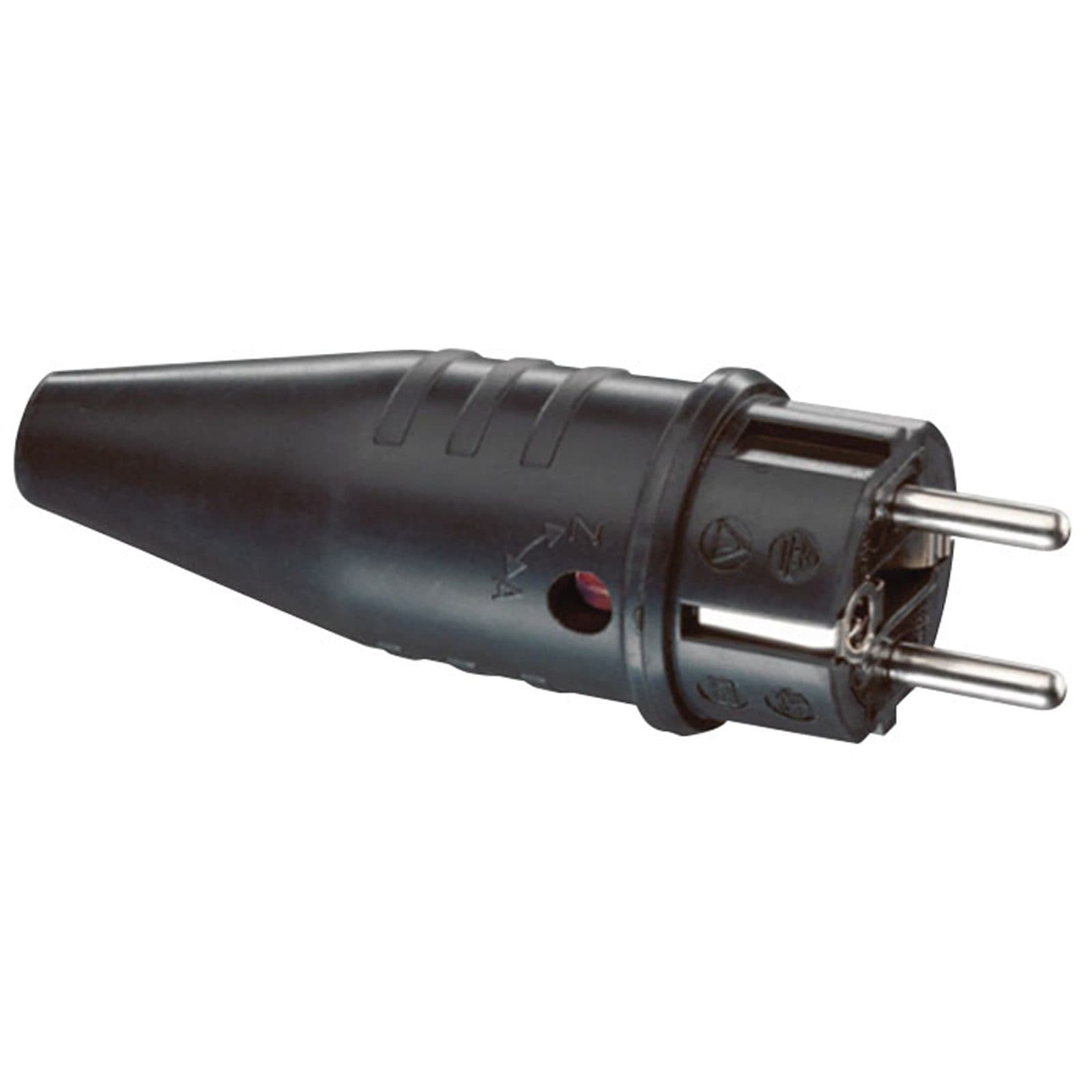 Rubber Schuko Male - ABL 90397