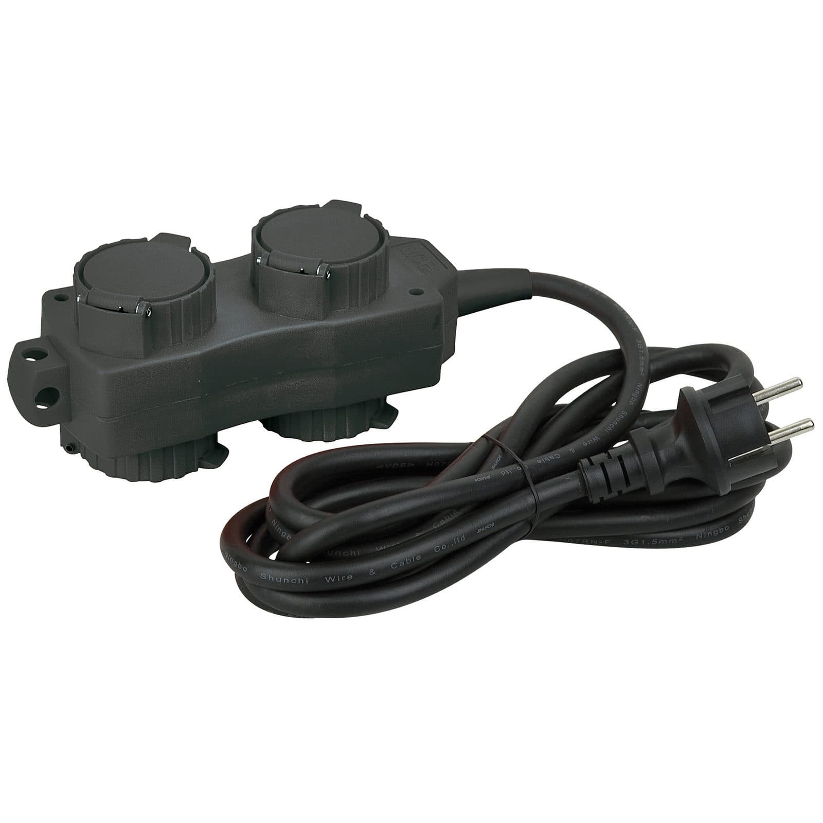 Multisocket IP20 3x1.5mm² 1.5m - DAP 90463