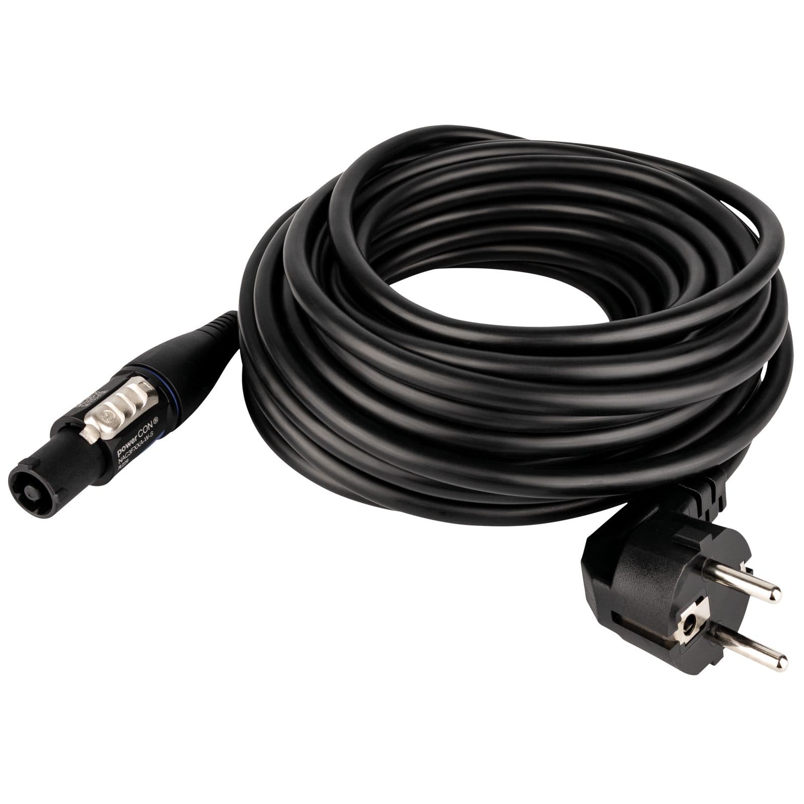 Power Cable Neutrik powerCON to Schuko 3x 1.5 mm² 10m - DAP 90525