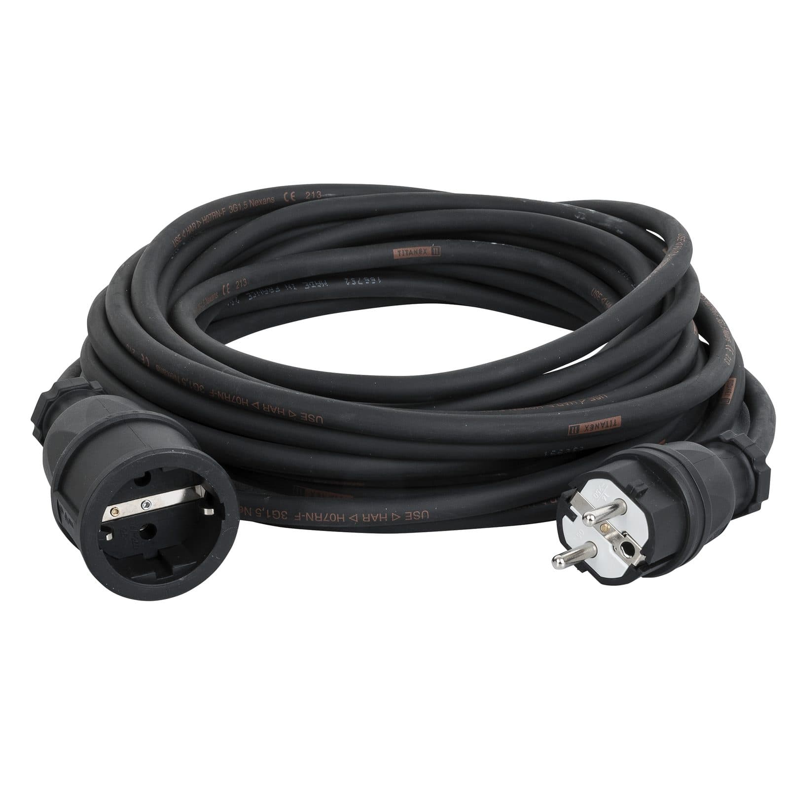 Extension Cable Schuko/Schuko 3x 1.5 mm² 10m - DAP 90556