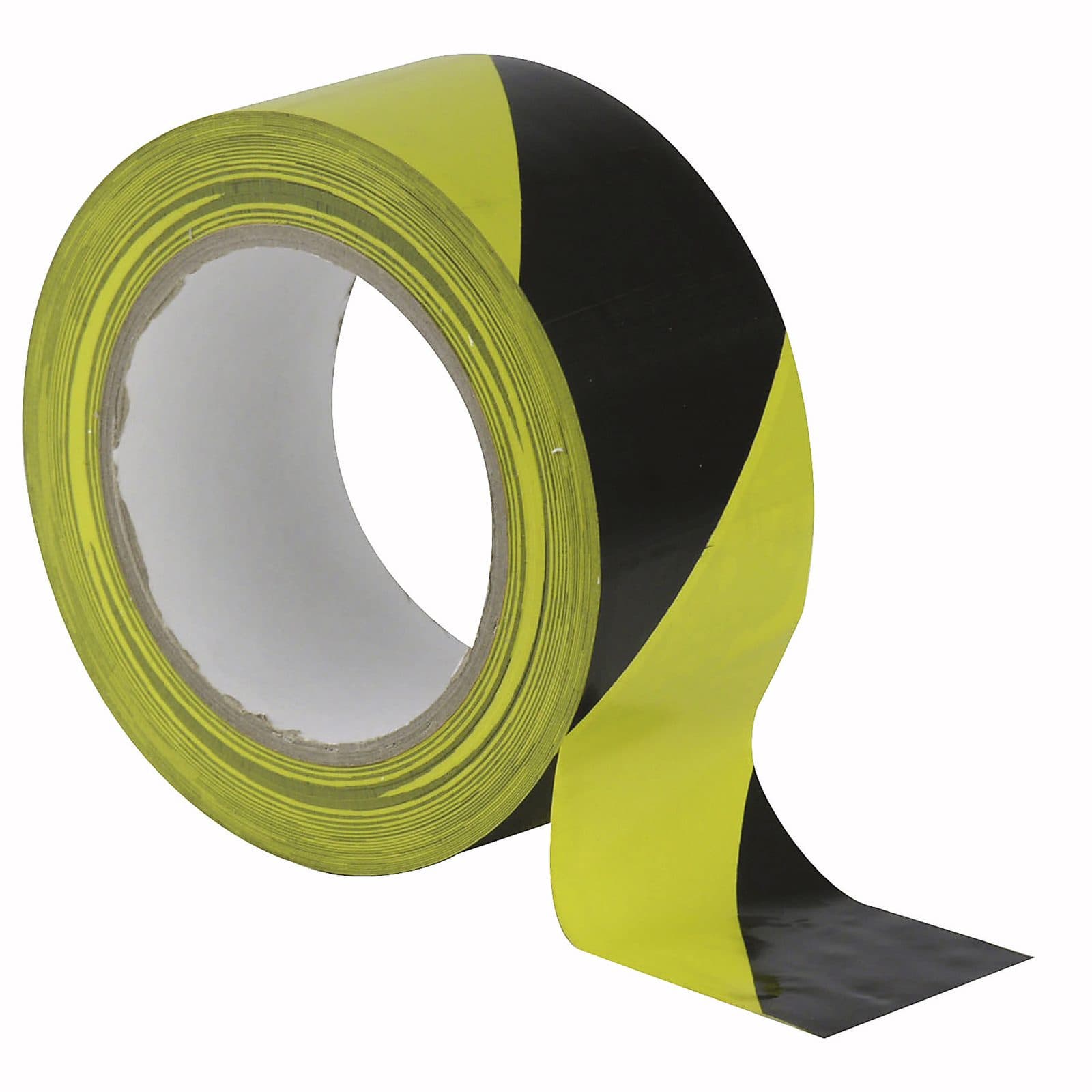 Floor-Marking Tape Black/Yellow - 50mm/33m - Showgear 90623
