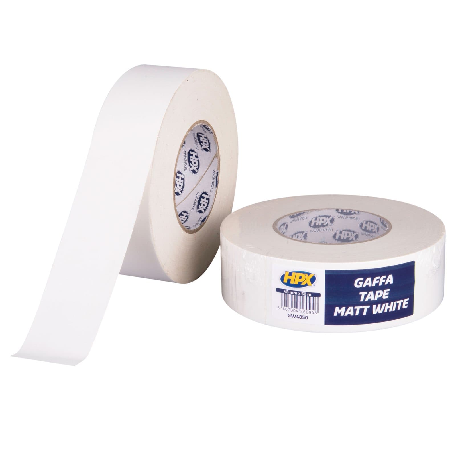Gaffa Tape Matte White - 48 mm / 50m - HPX 90695