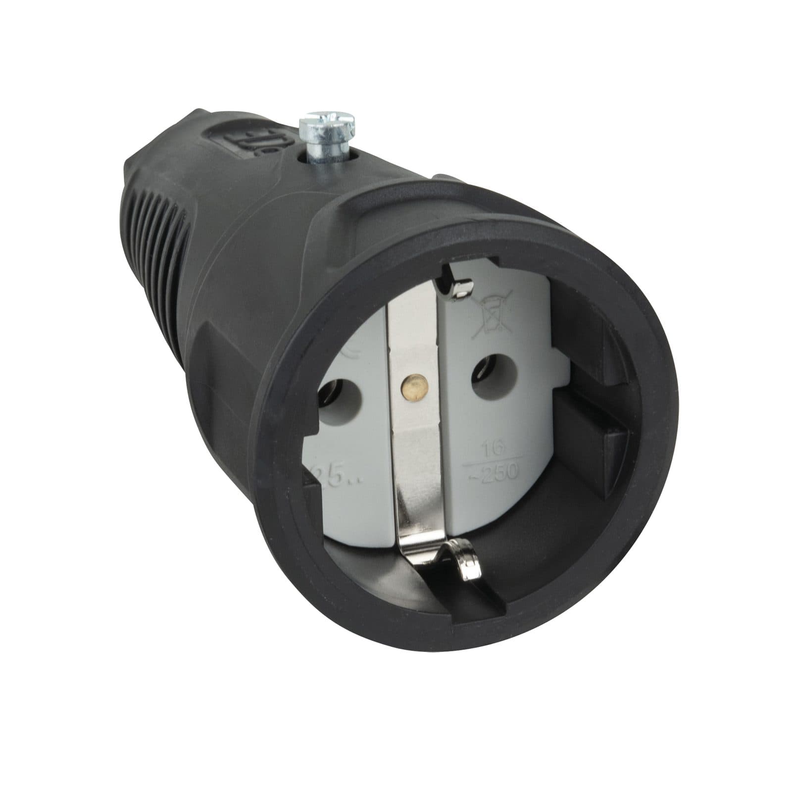 Rubber Schuko Connector Female - PCE 91303
