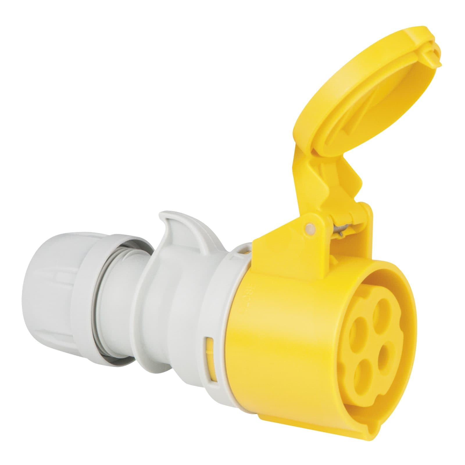 Plug 16A/110V 4P - Yellow - PCE 91312