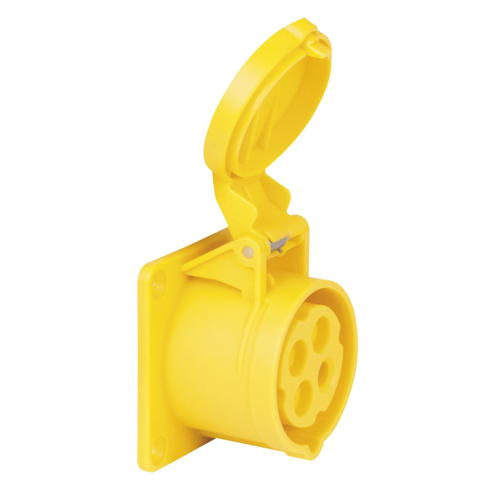 Socket 16A/110V 4P - Yellow - PCE 91314
