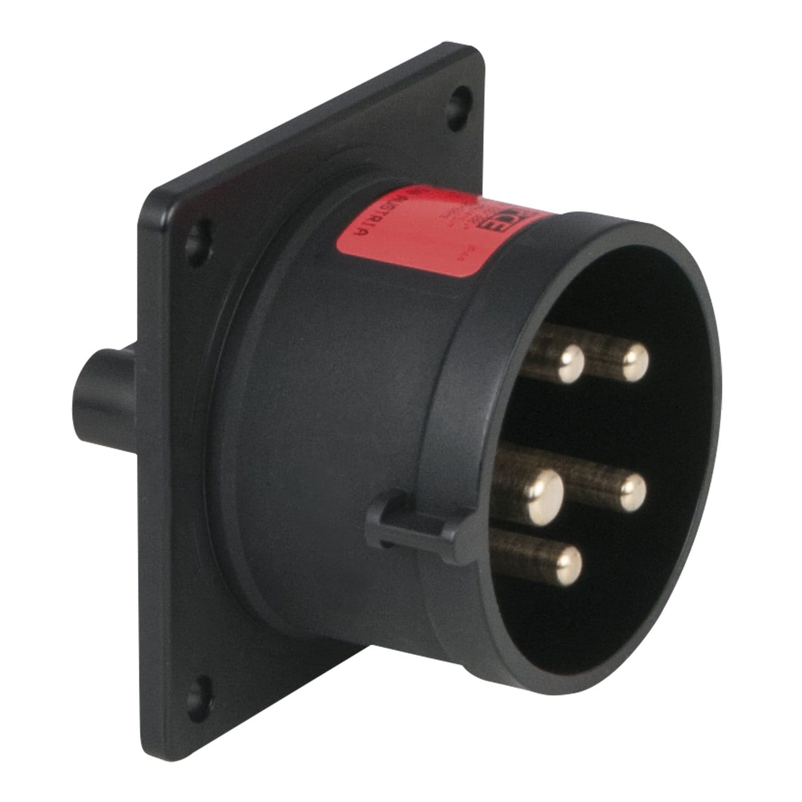 Socket 5P 16A/400V Black - PCE 91341