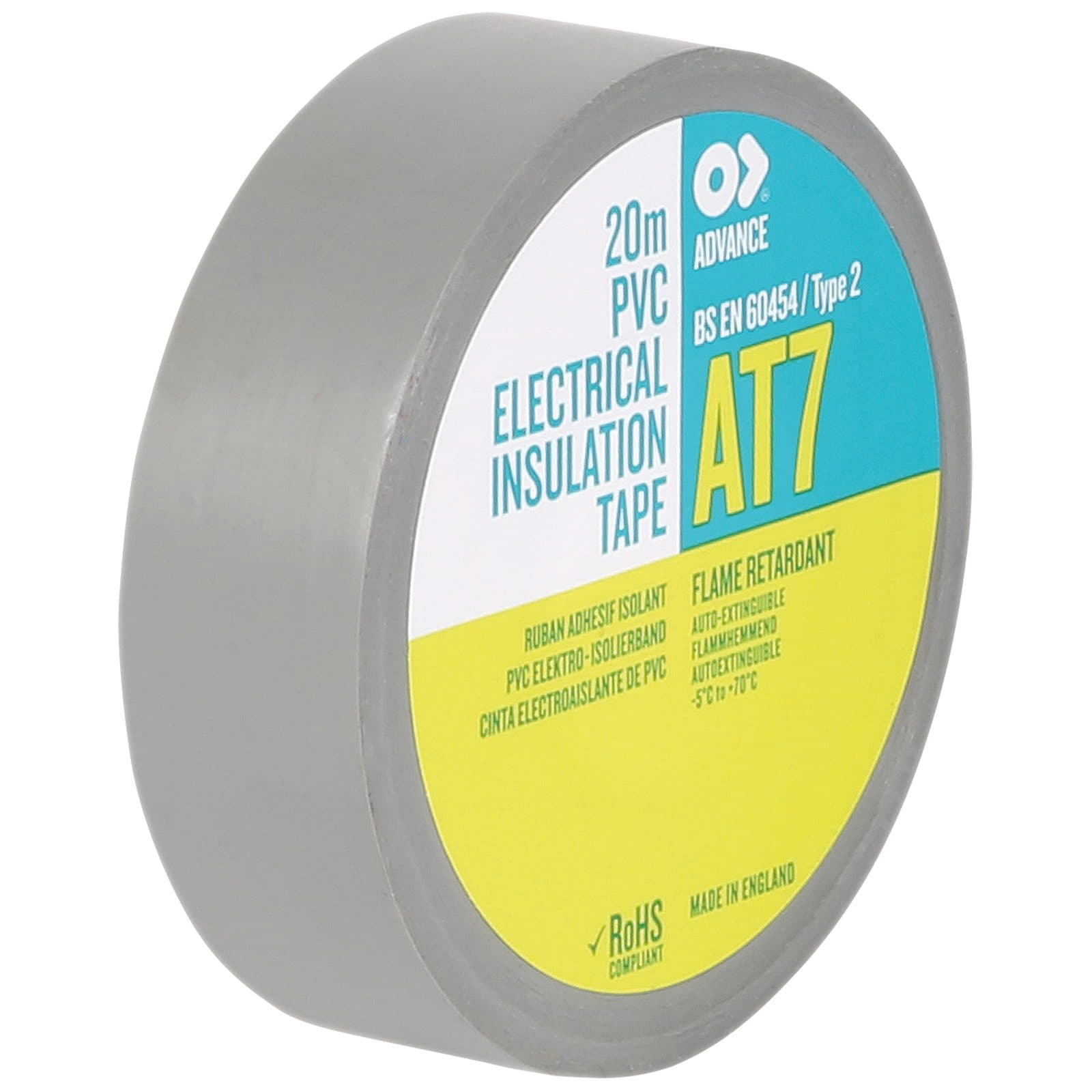 PVC Tape Gray - Advance 91402