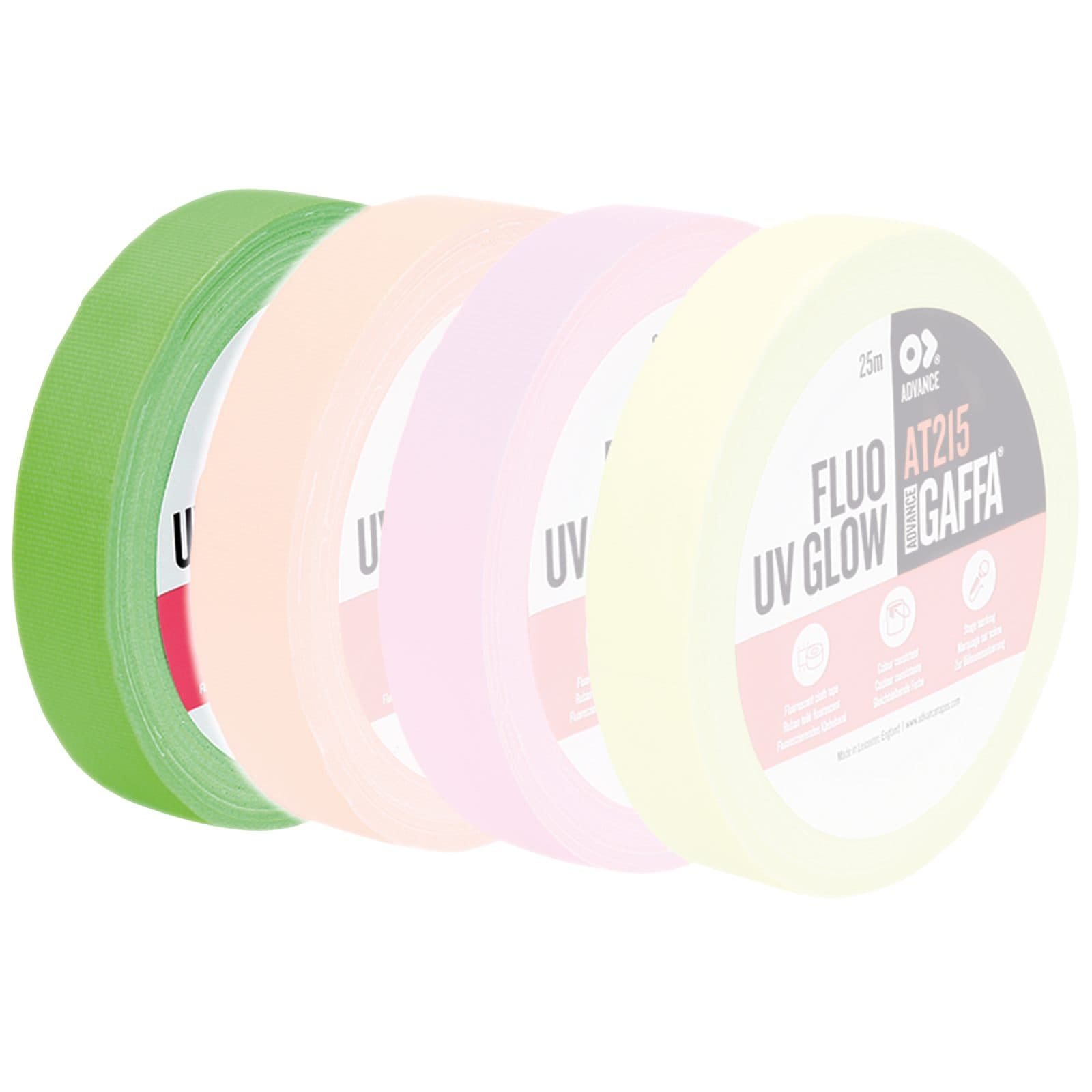 Fluorescent Gaffa Tape Green - Advance 91420