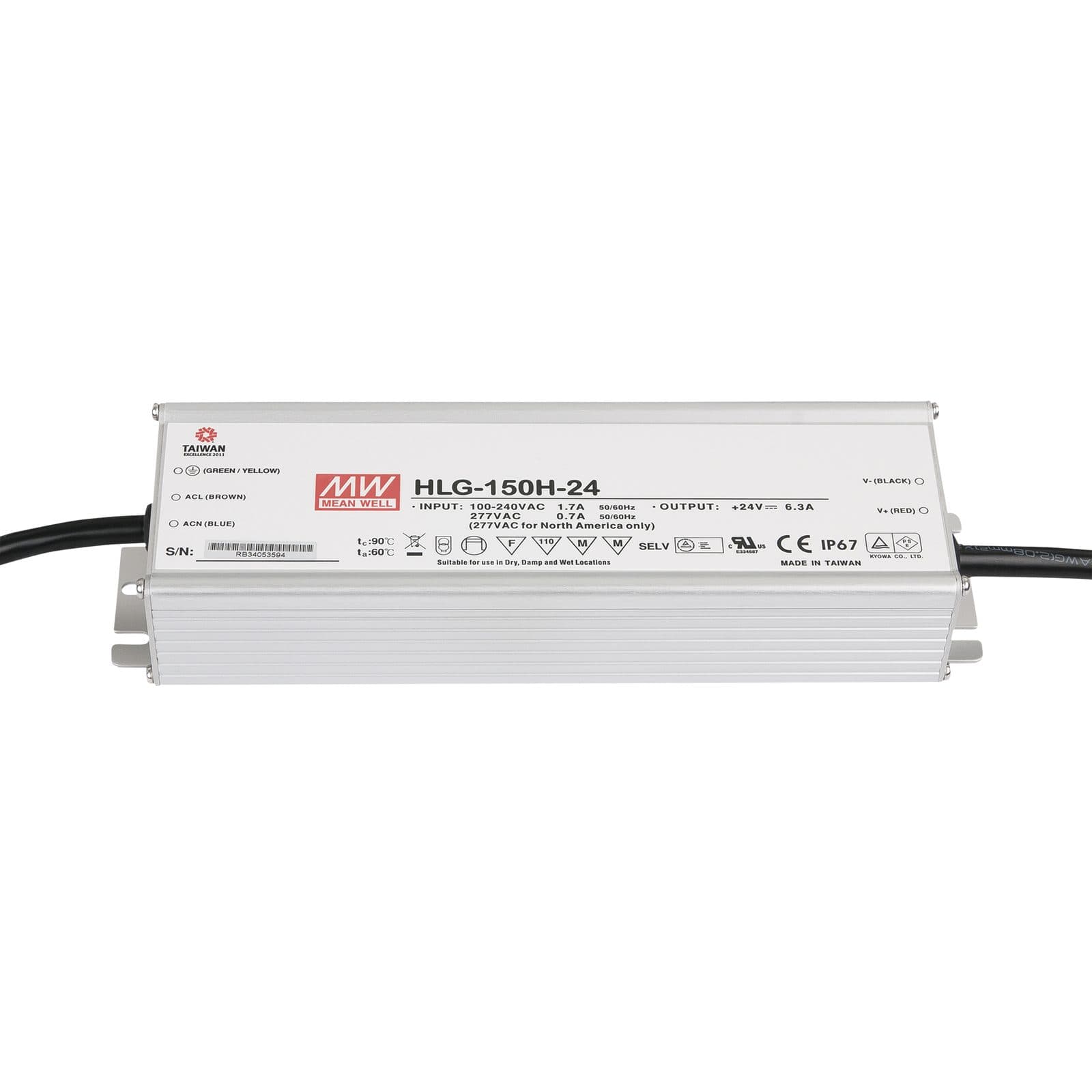 Alimentatore LED - 150 W - 24 V DC - Meanwell A9900383