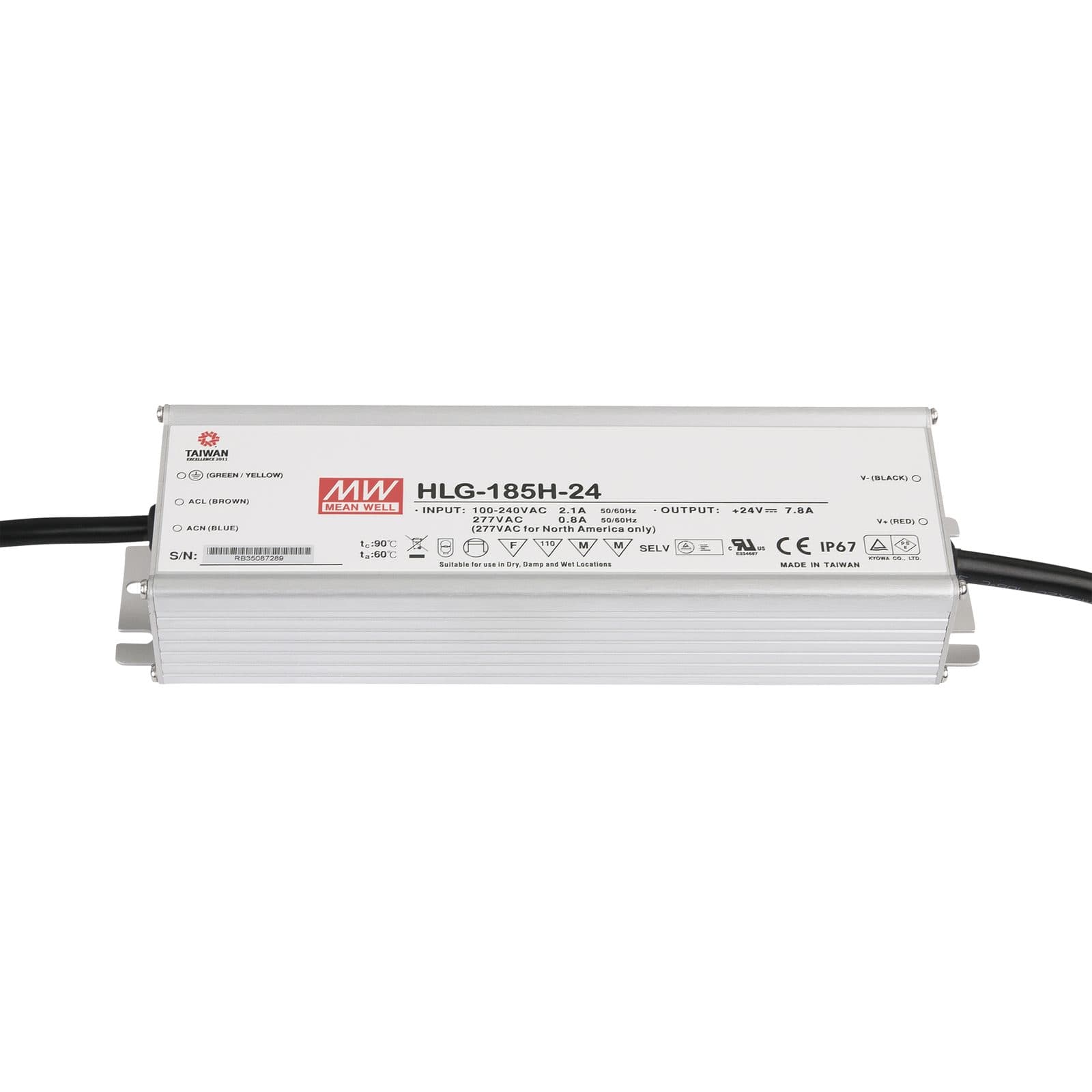 Alimentatore LED - 185 W - 24 V DC - Meanwell A9900384