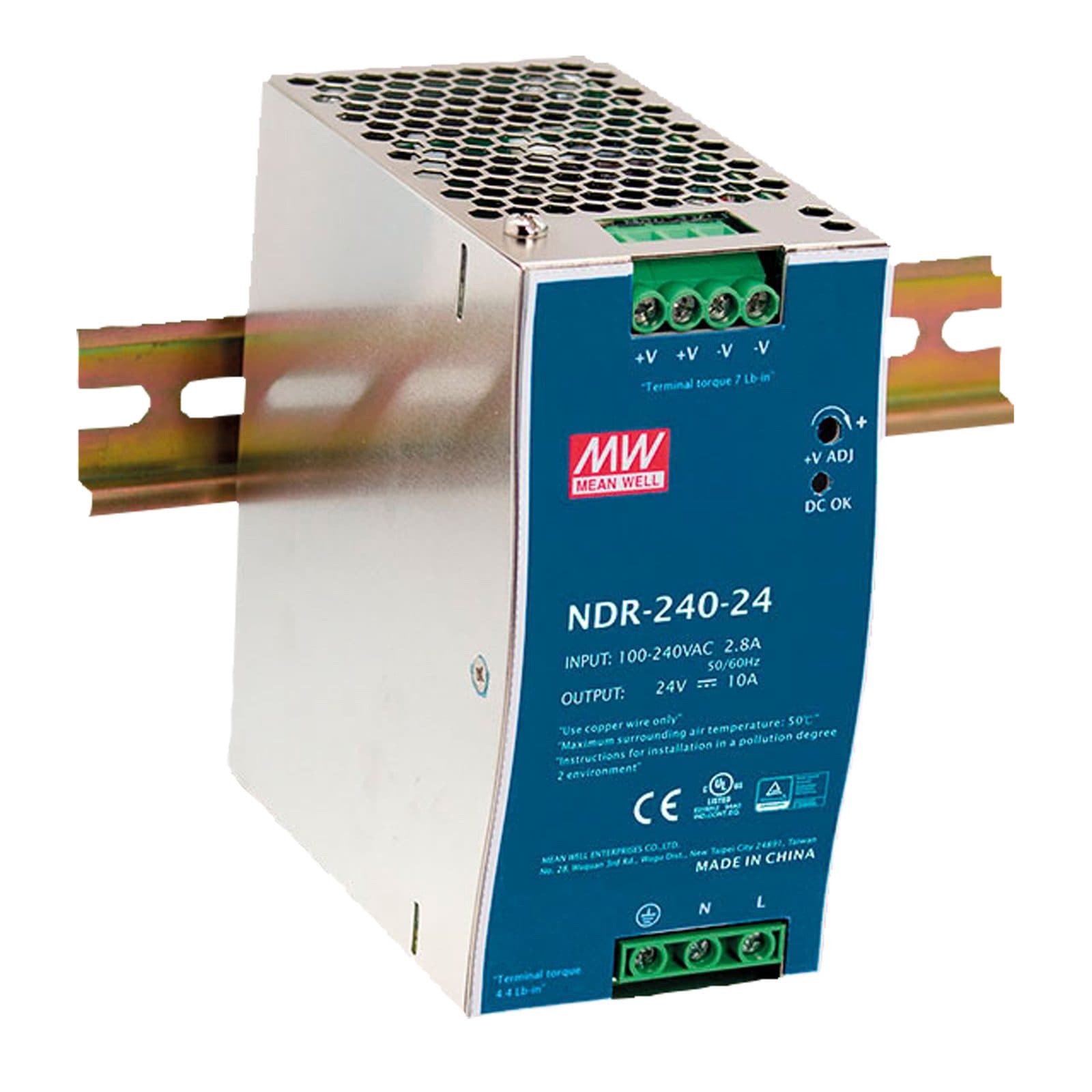 Power Supply DIN - 240 W 24 V DC - Meanwell A9900562