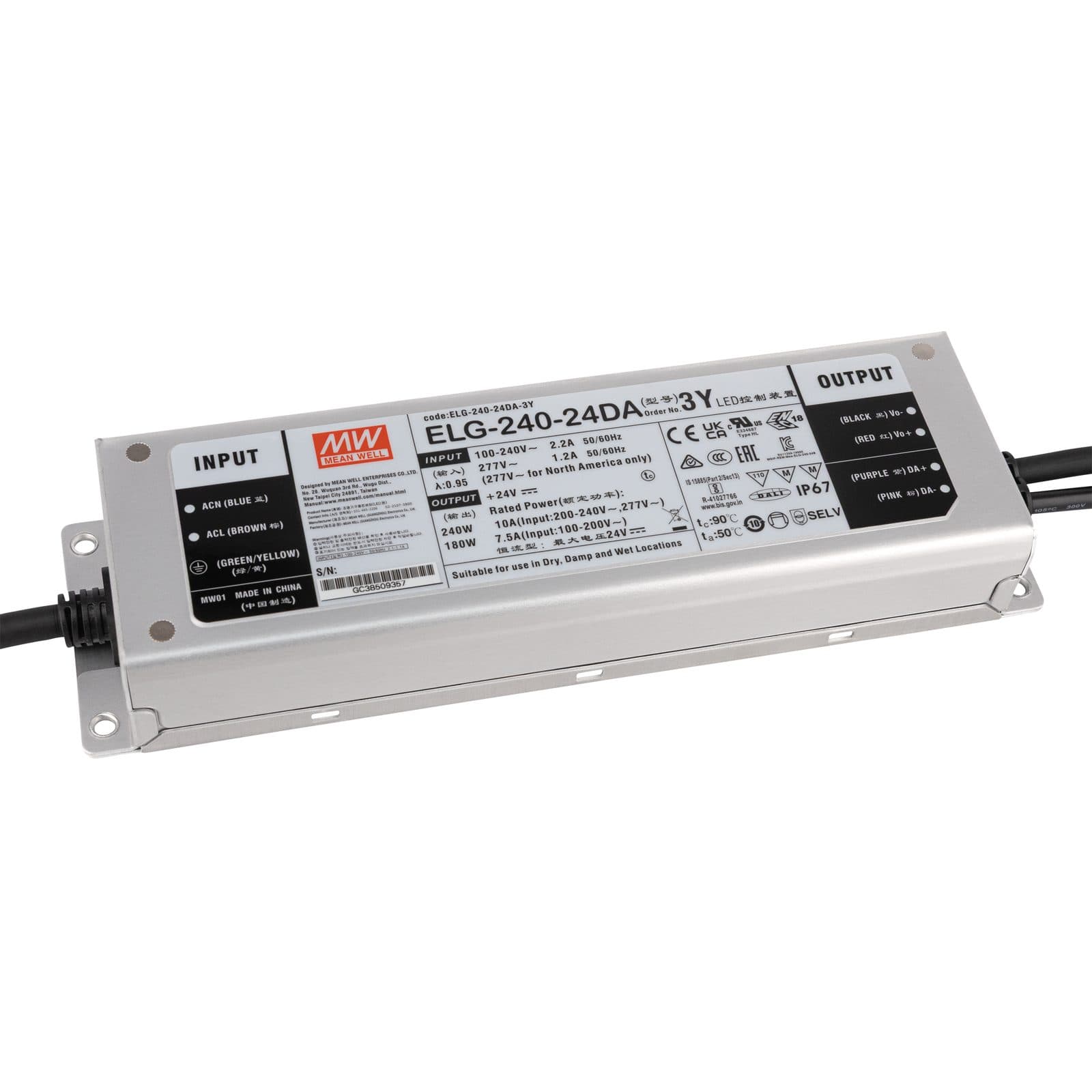 LED Power Supply 24 V DC - Meanwell A9900684