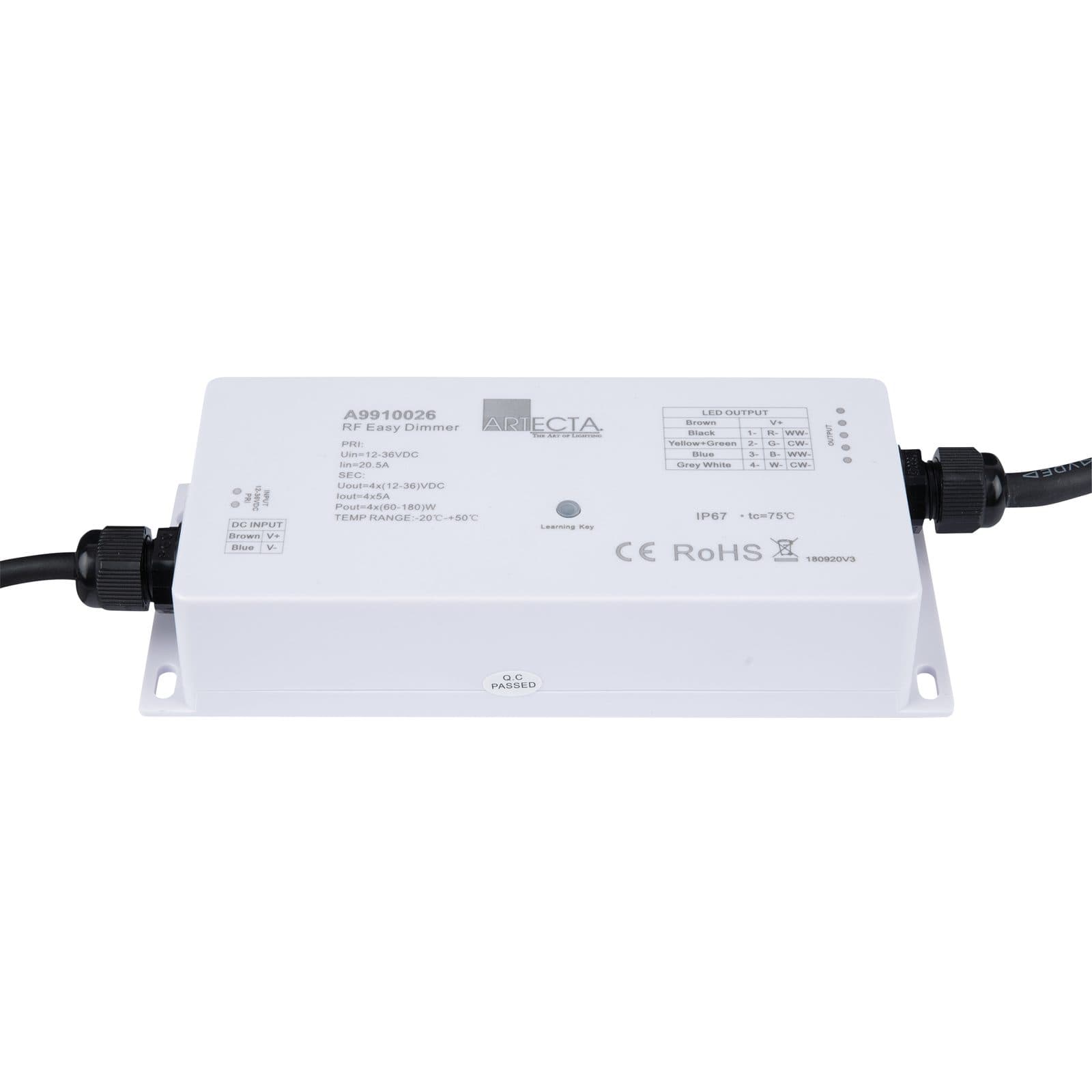 Ricevitore RF Waterproof 4 canali - Artecta A9910026