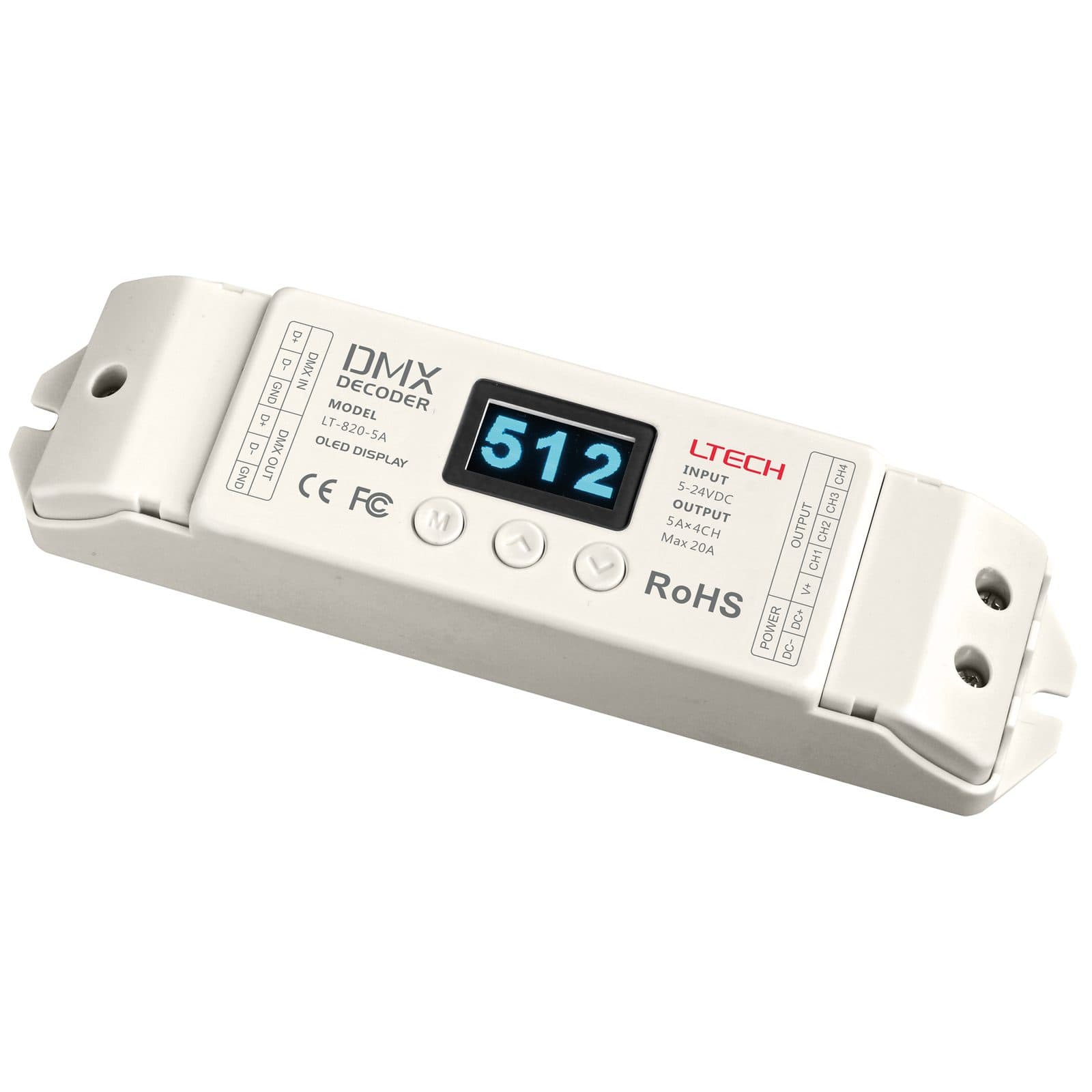Driver LED DMX 4x5A - Ltech A9915301