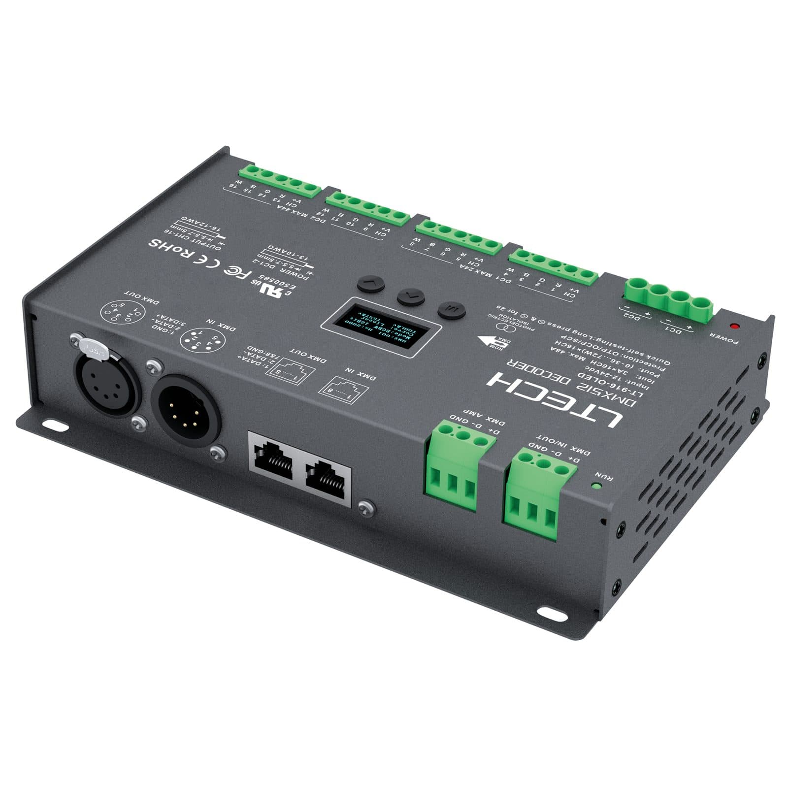 Driver LED DMX 16x3A - Ltech A9915302