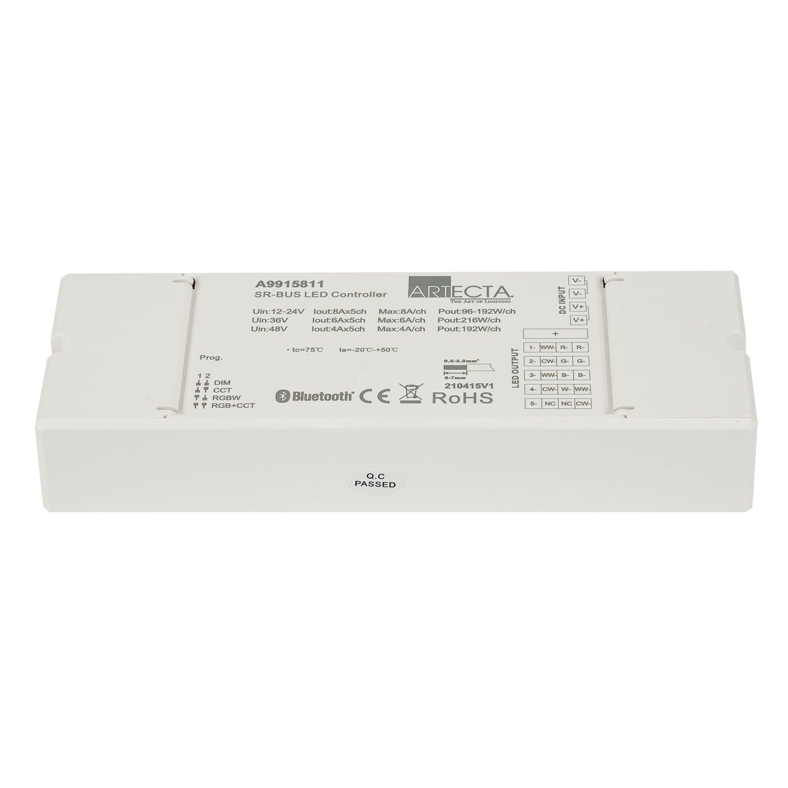 Controller RGB(W) LED 5 canali - Artecta A9915811