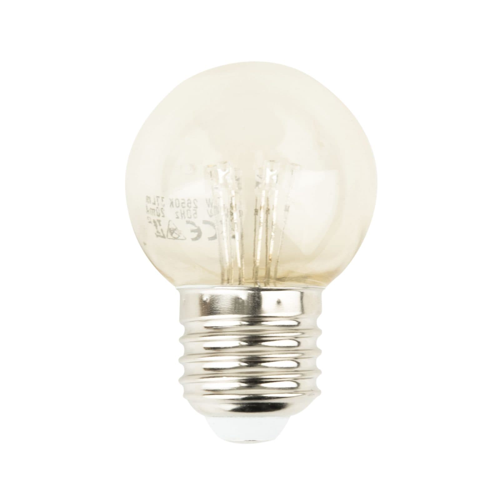 Lampadina LED G45 - E27 1 W - Showgear E324041