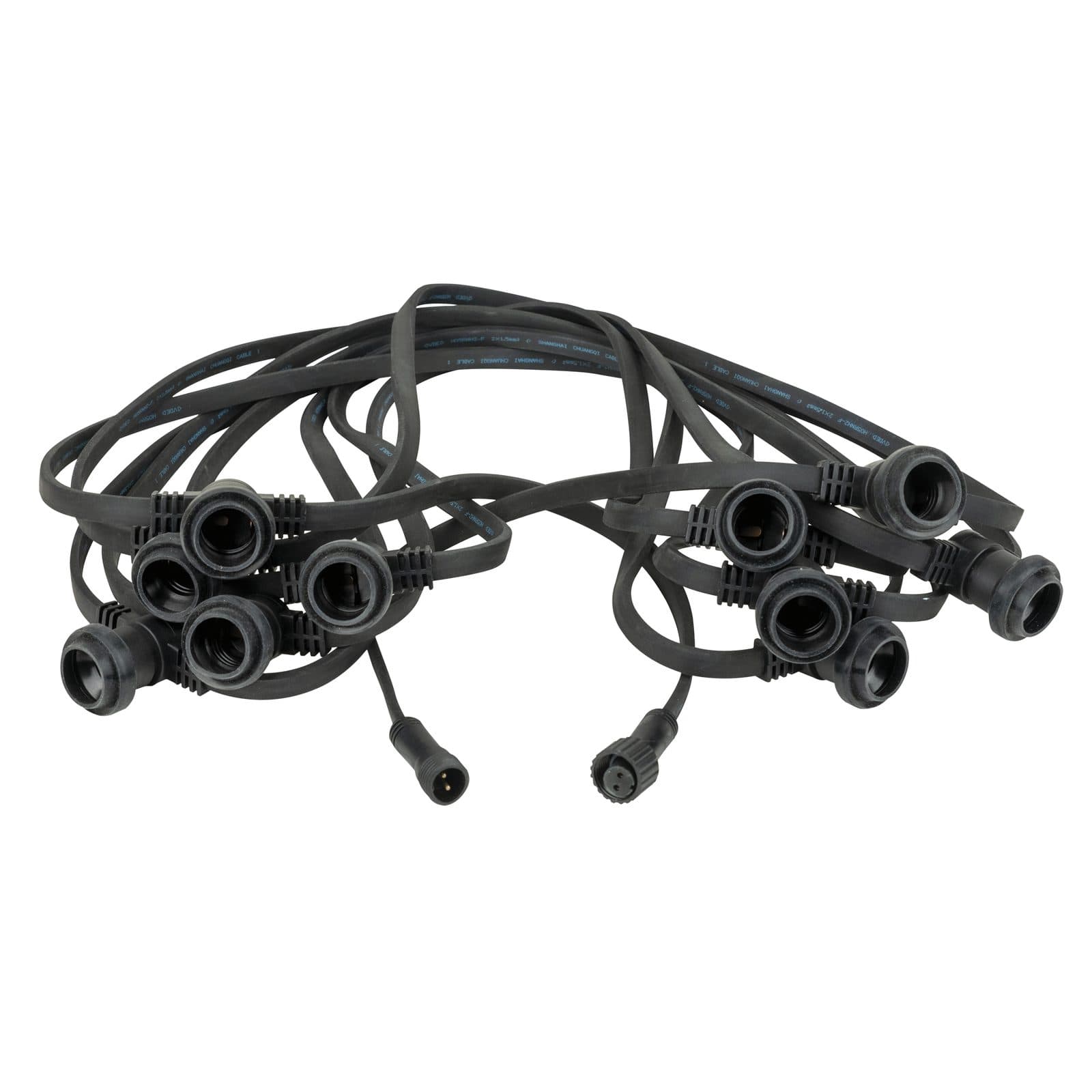 Lampadario Festoon E27 Nero, 10m - Showgear E360000