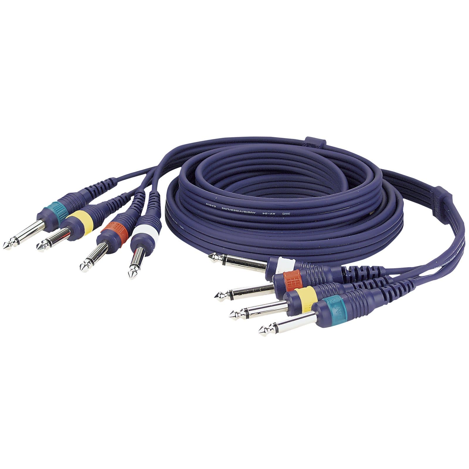 4 mono Jack to 4 mono Jack - DAP FL203