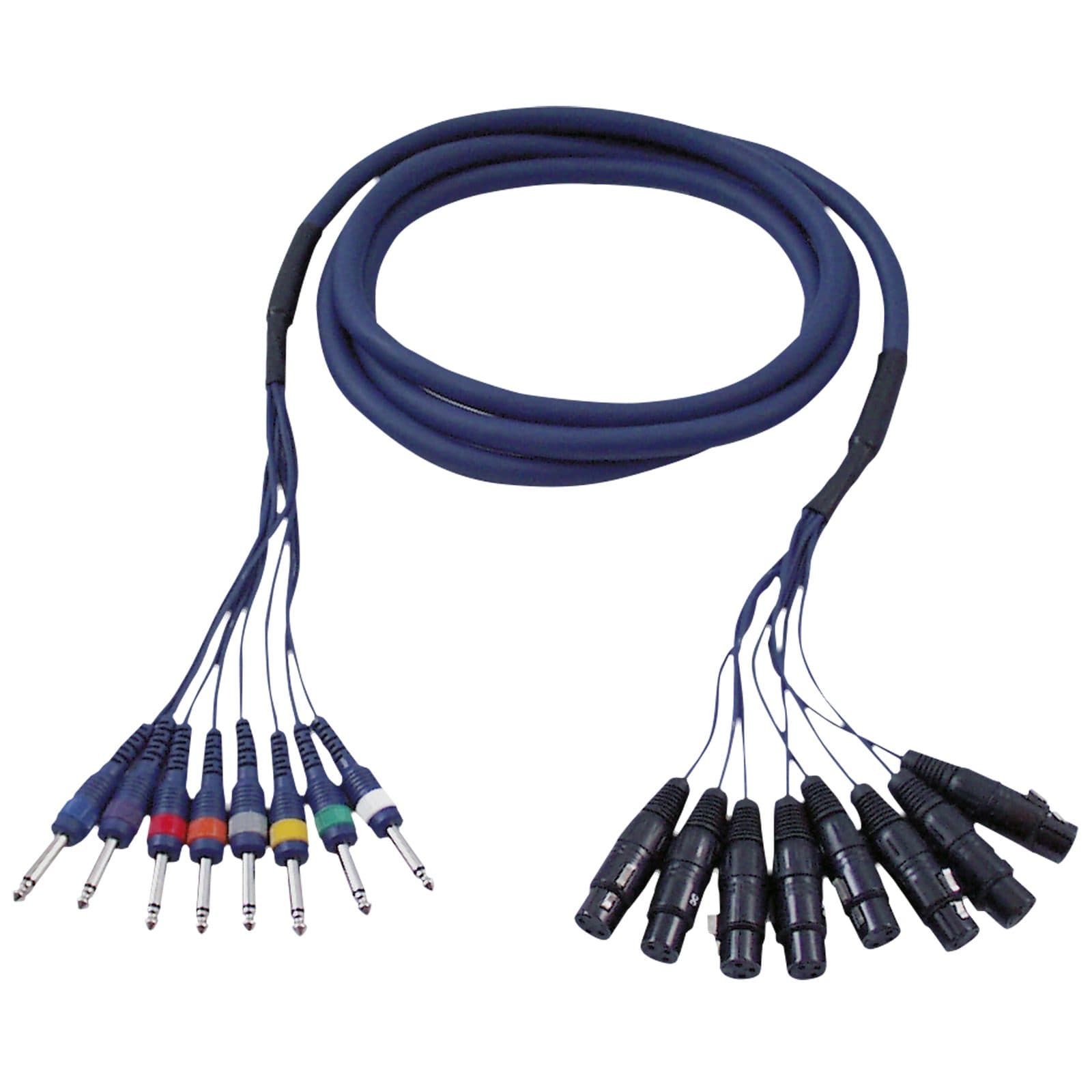 Cavo 8 XLR/F 3P a 8 Jack mono - DAP FL61300