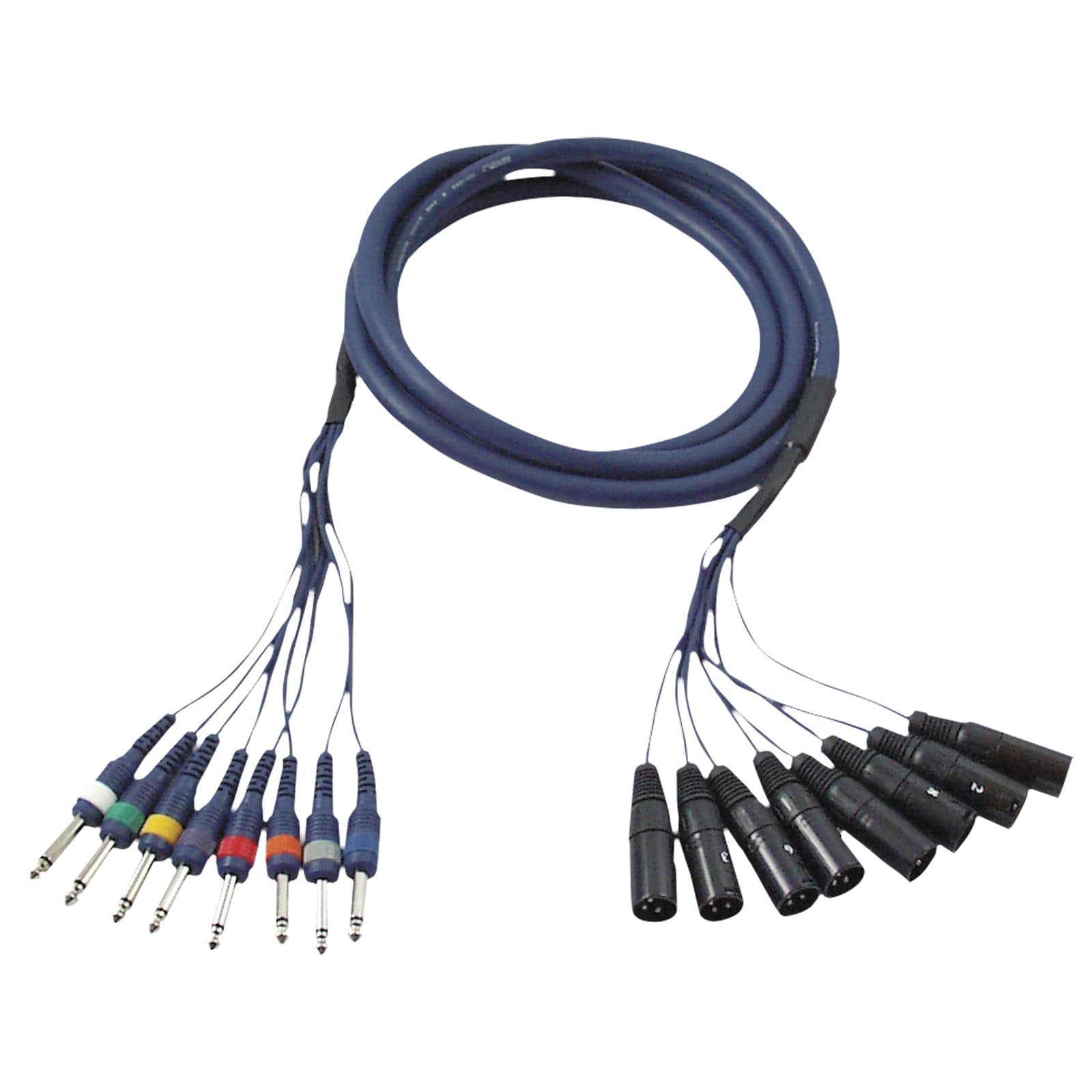 Cavo 8 XLR/M 3P a 8 Jack mono - DAP FL62300