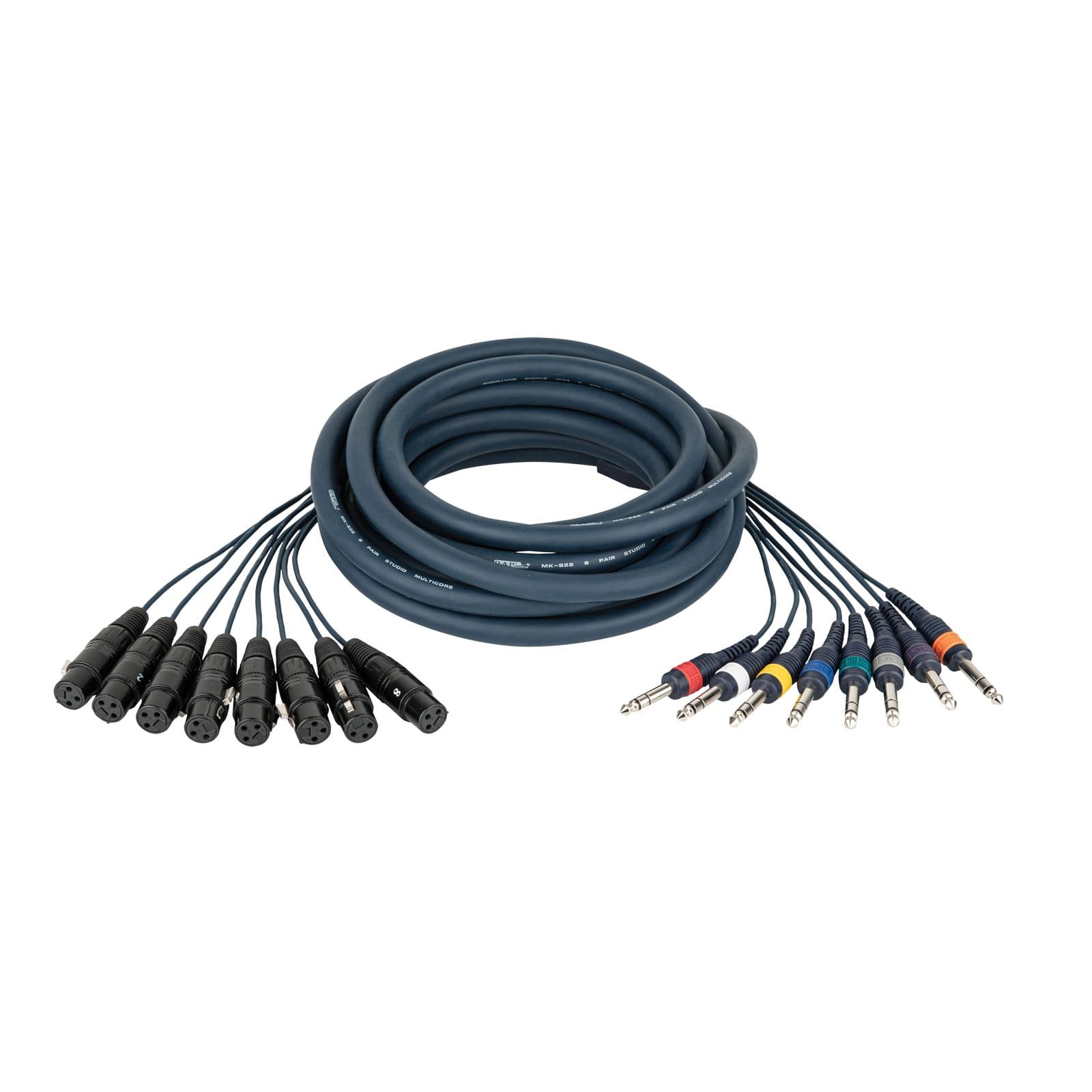 Cavo XLR/F 3P a 8 Jack stereo 6m - DAP FL67600