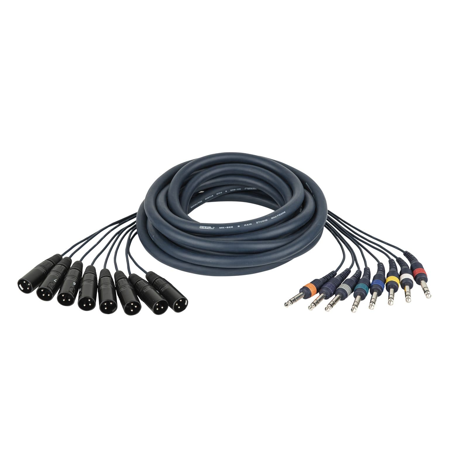 Cavo XLR/M 3P a 8 Jack stereo 3m - DAP FL68300