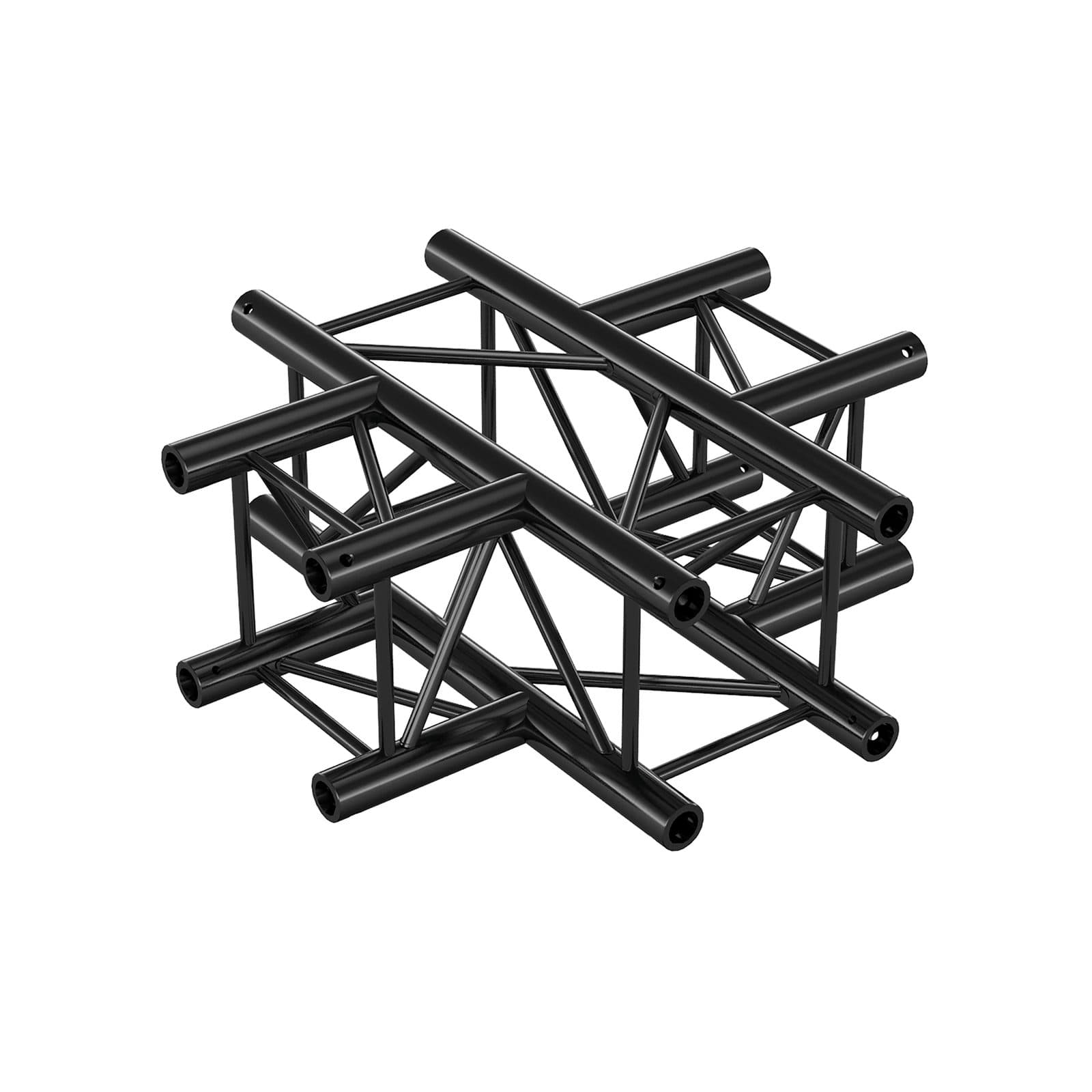 Truss Quadrato 4-way F Nero Heavy Duty - Milos FQ30016HDB