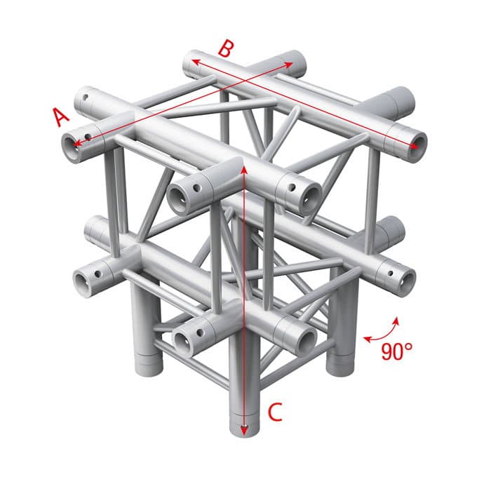Truss Quadrato F - 50 cm - Milos FQ30065
