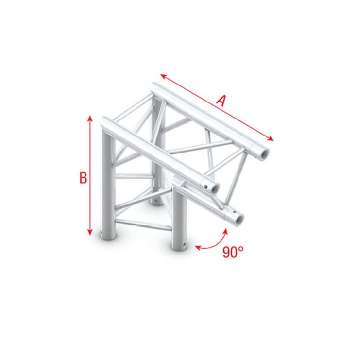 Triangle F Truss - Corner Apex Down F - Milos FT30007
