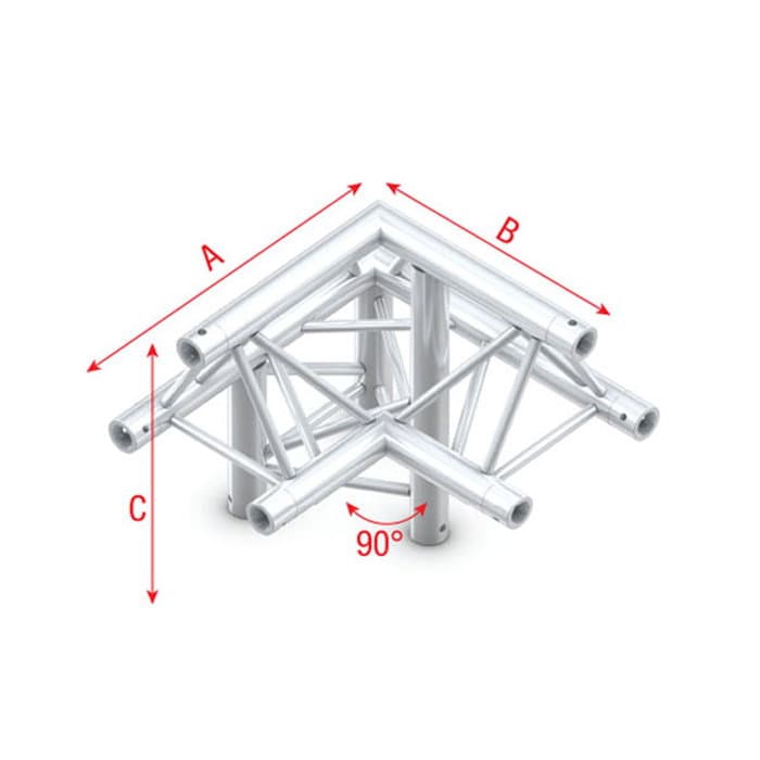 Triangle G Truss - Corner down left - apex up G - Milos GT30011